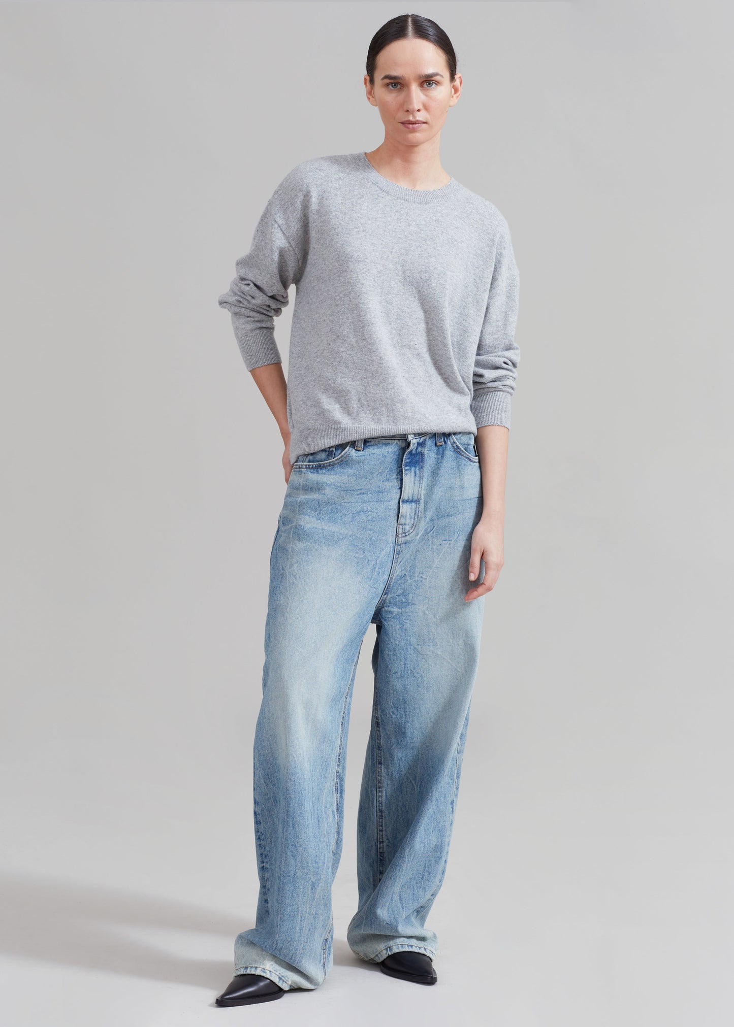 Kane Wide Jeans - Blue Wash