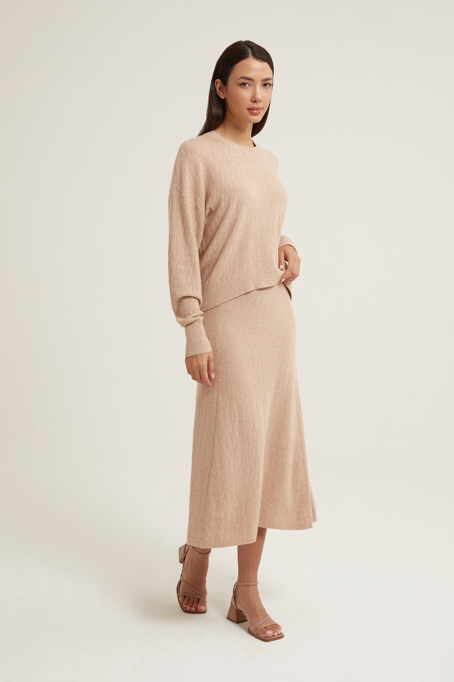 Kennedy Wool Silk Skirt