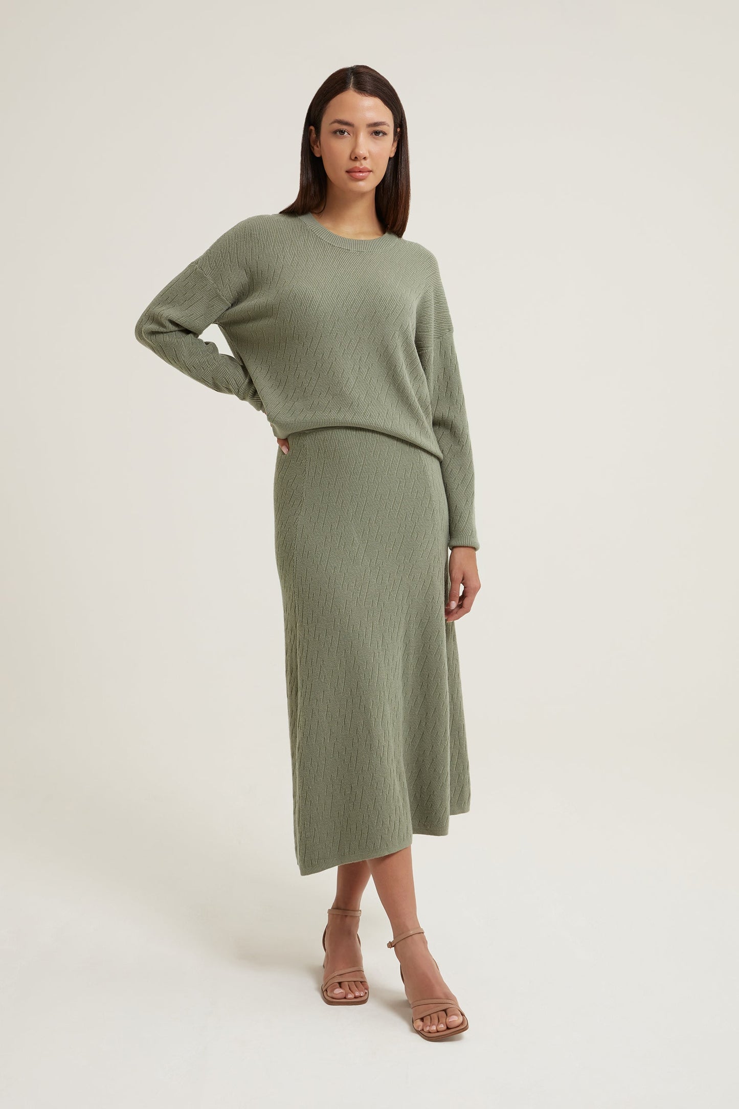 Kennedy Wool Silk Skirt