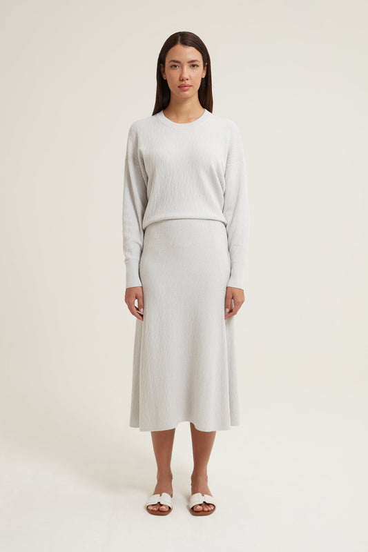 Kennedy Wool Silk Skirt