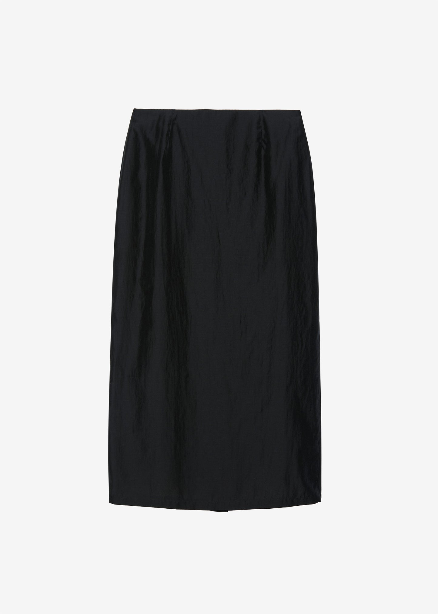 Lenore Semi Sheer Midi Skirt - Black