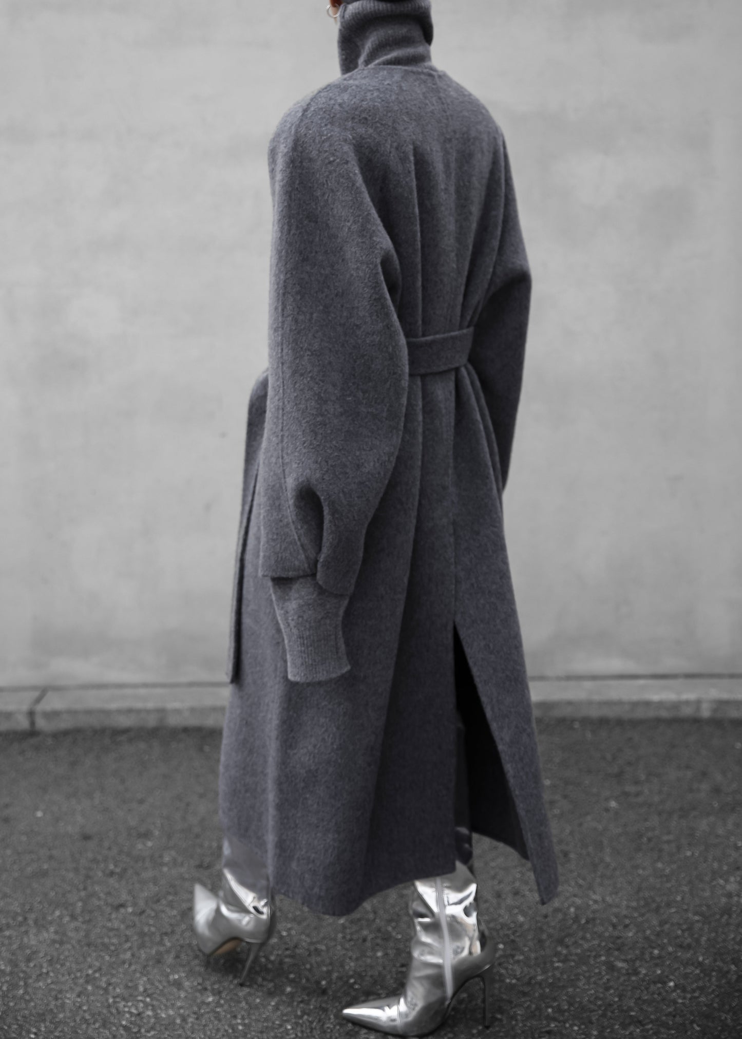 Leon Wool Coat - Grey