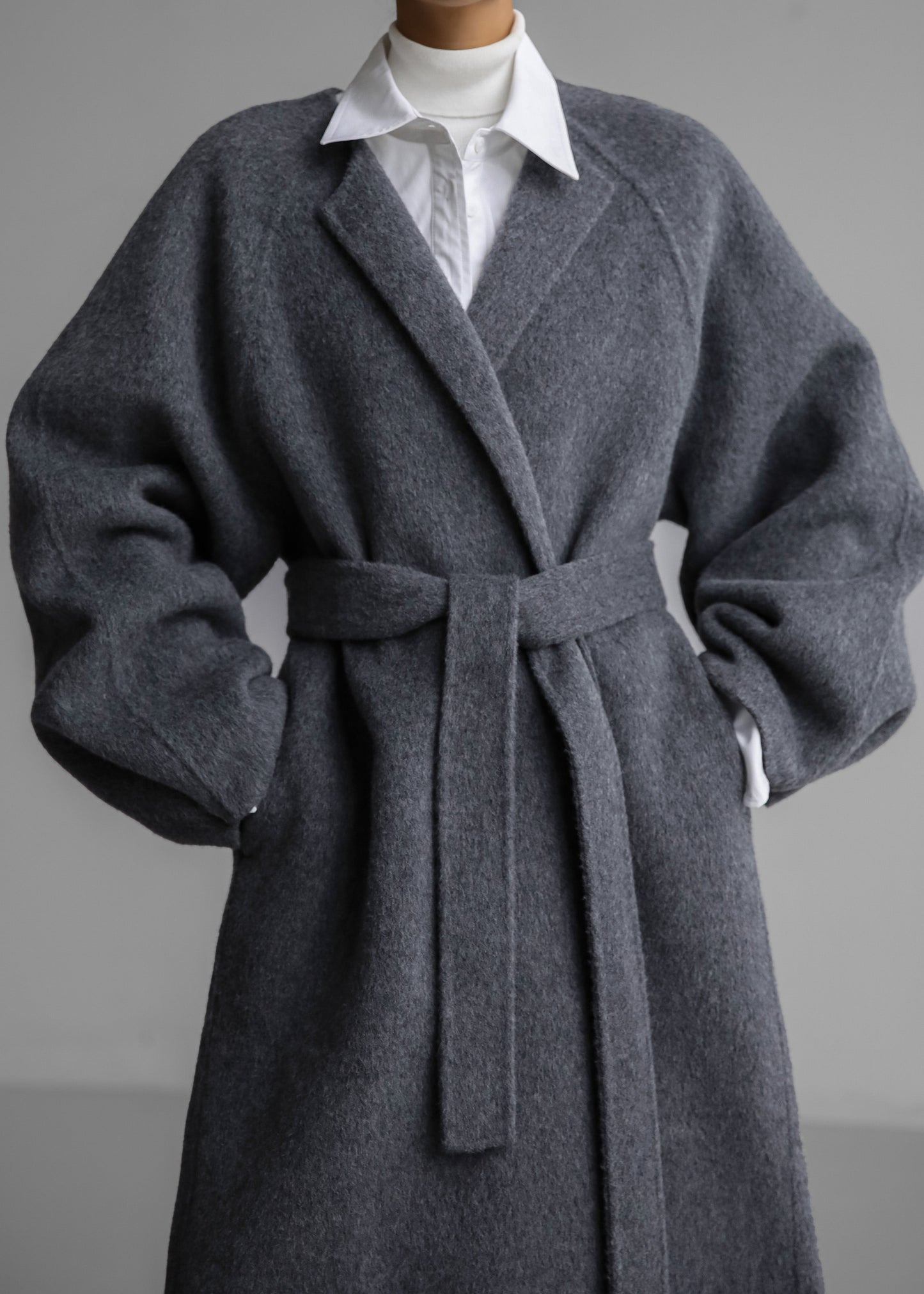 Leon Wool Coat - Grey