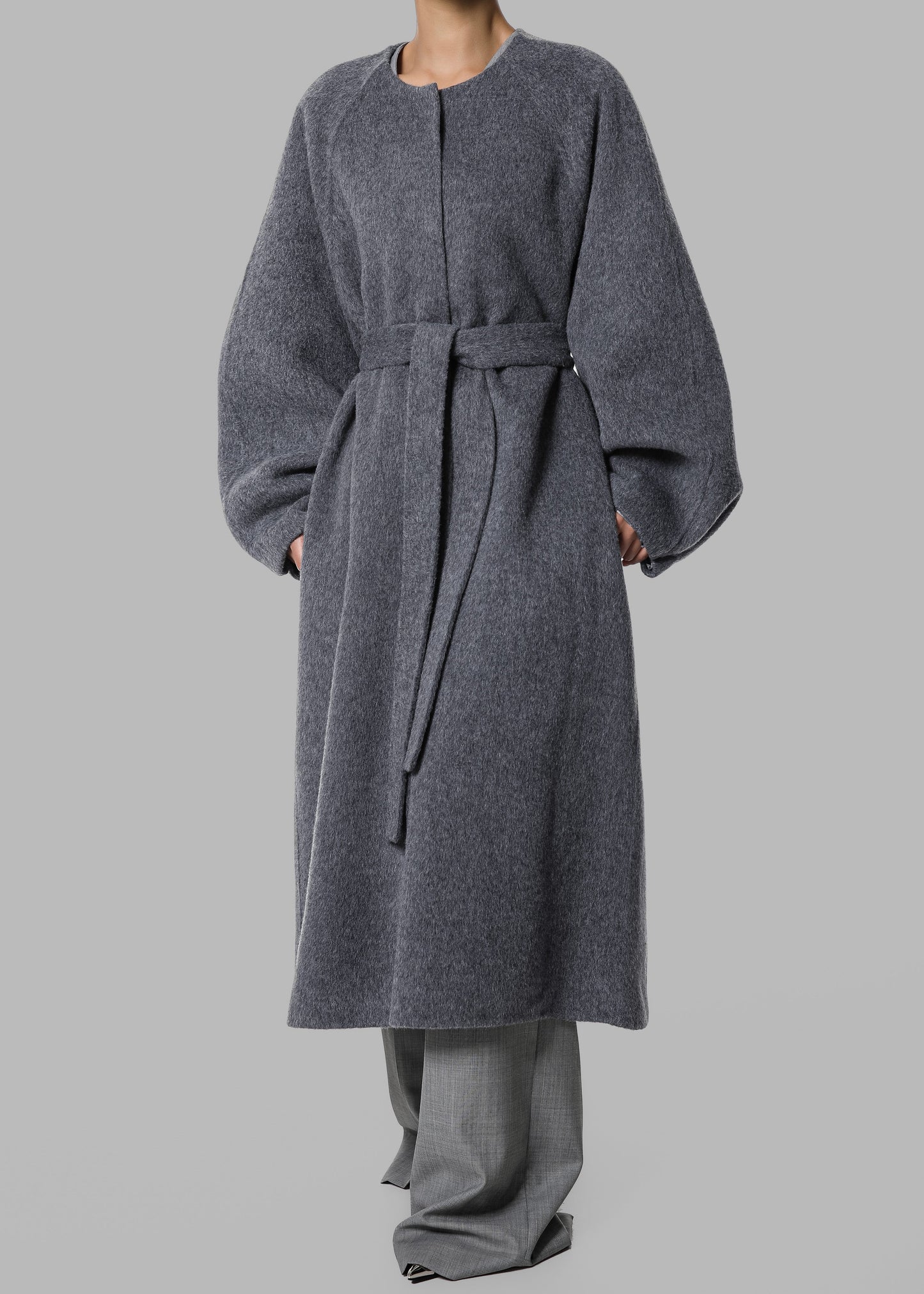 Leon Wool Coat - Grey