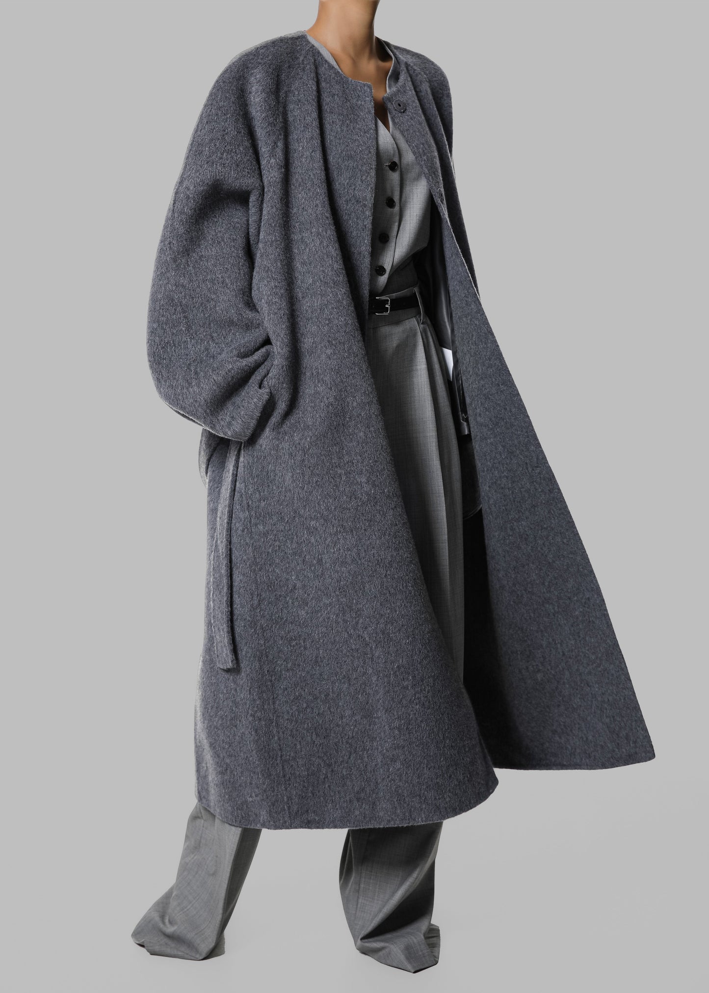 Leon Wool Coat - Grey