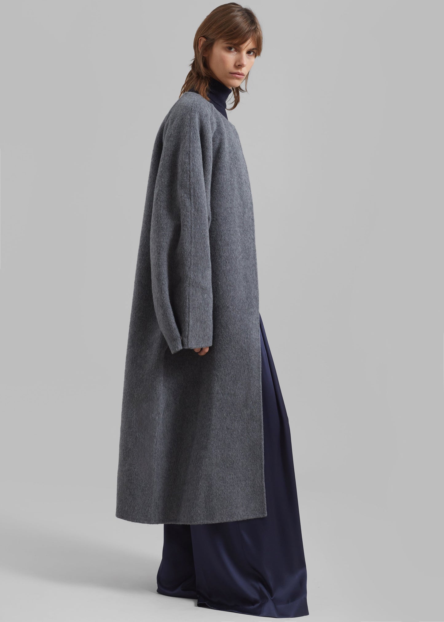 Leon Wool Coat - Grey