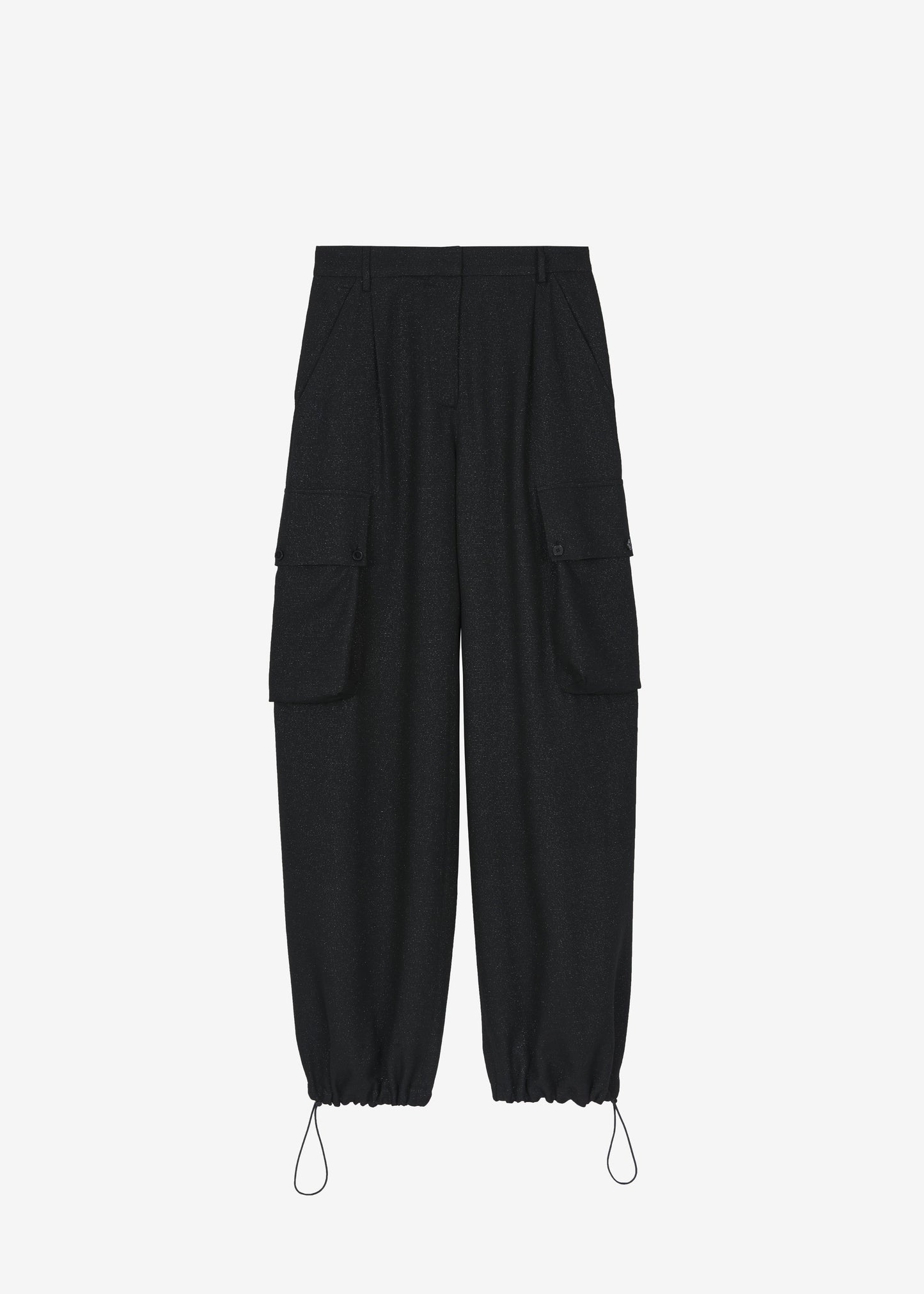 Lestel Shimmer Cargo Pants - Black