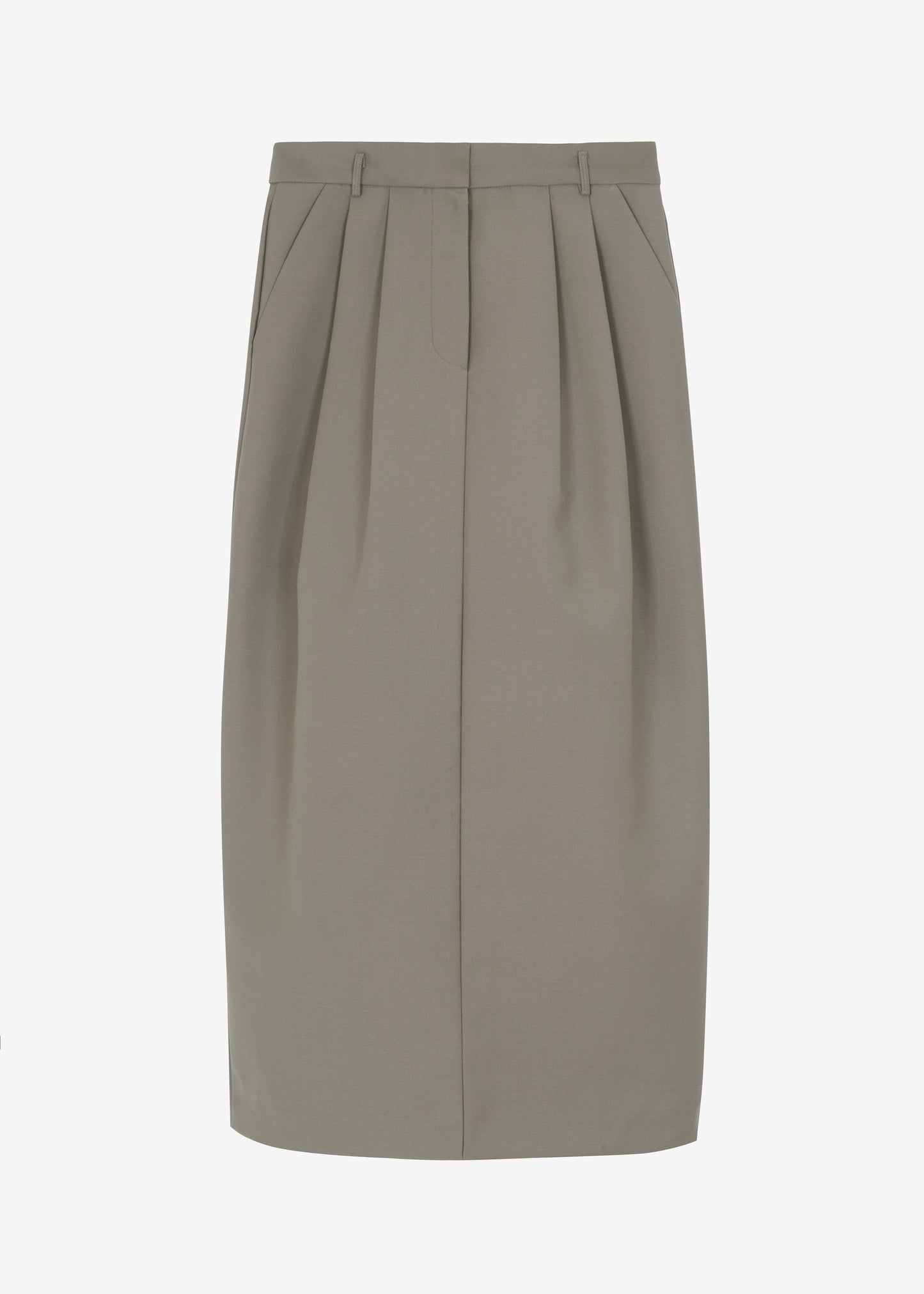 Letty Midi Pencil Skirt - Khaki