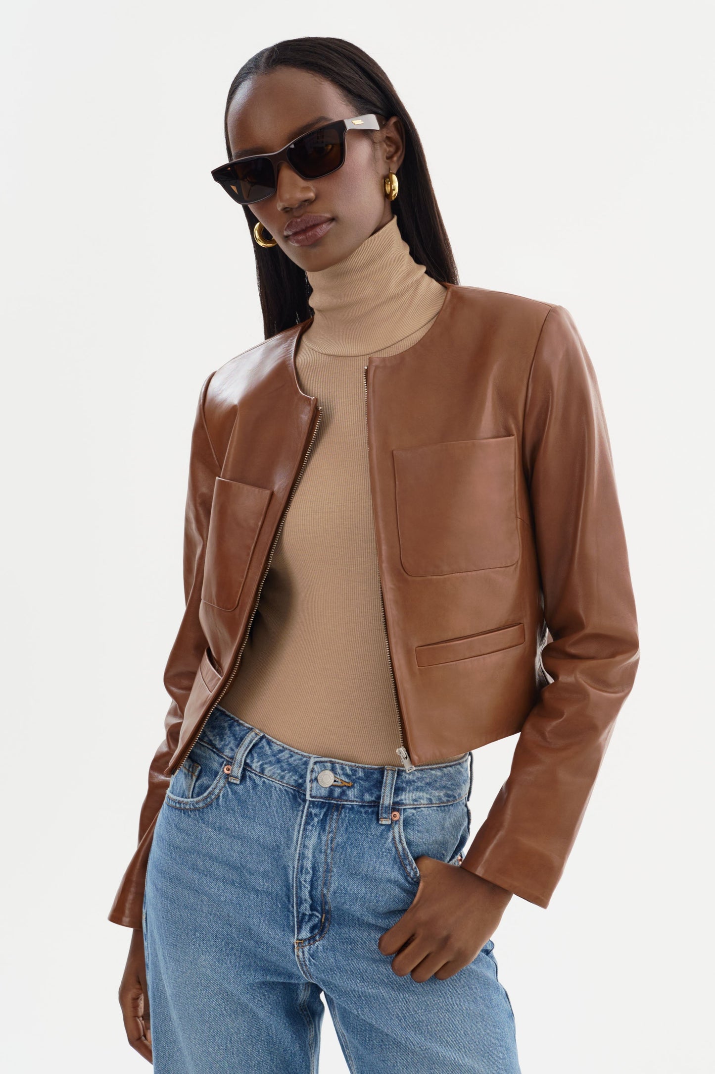 LINETTE | Leather Jacket