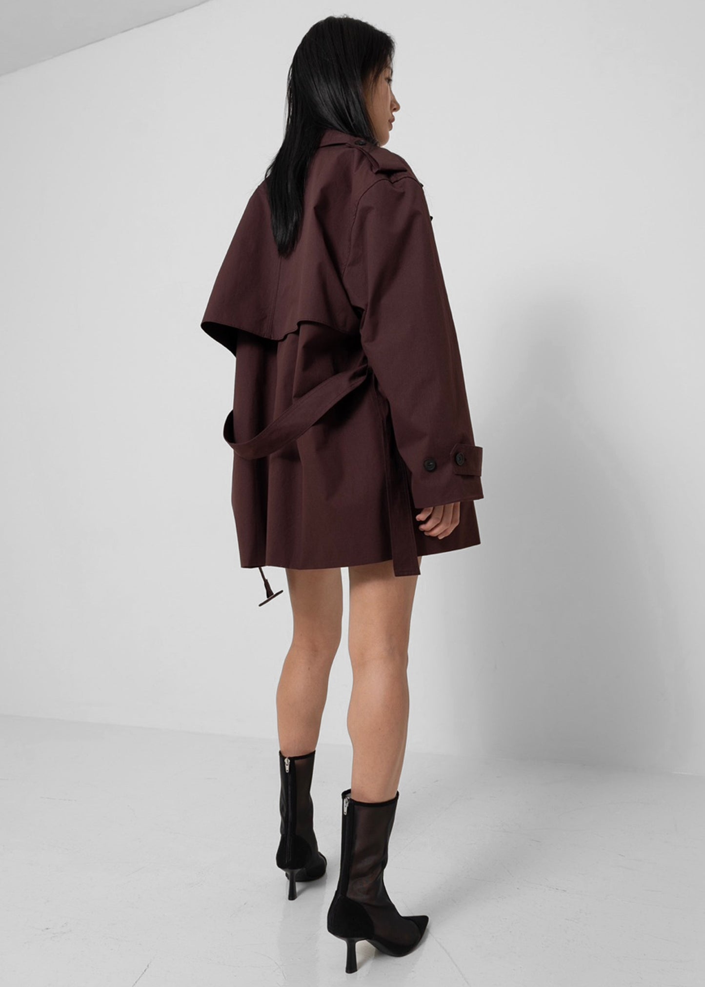 Lisburn Short Trench - Burgundy