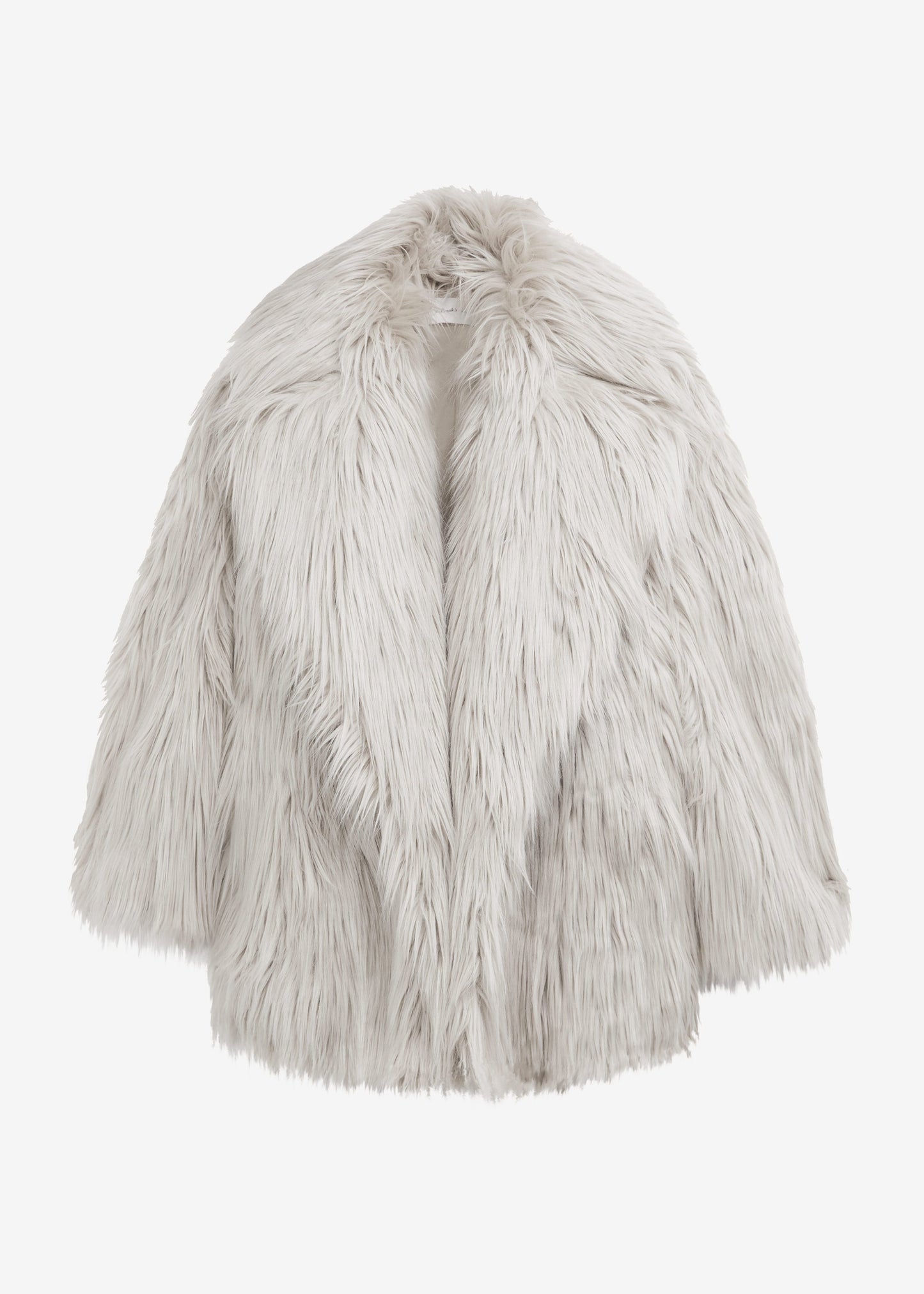 Liza Short Faux Fur Coat - Grey