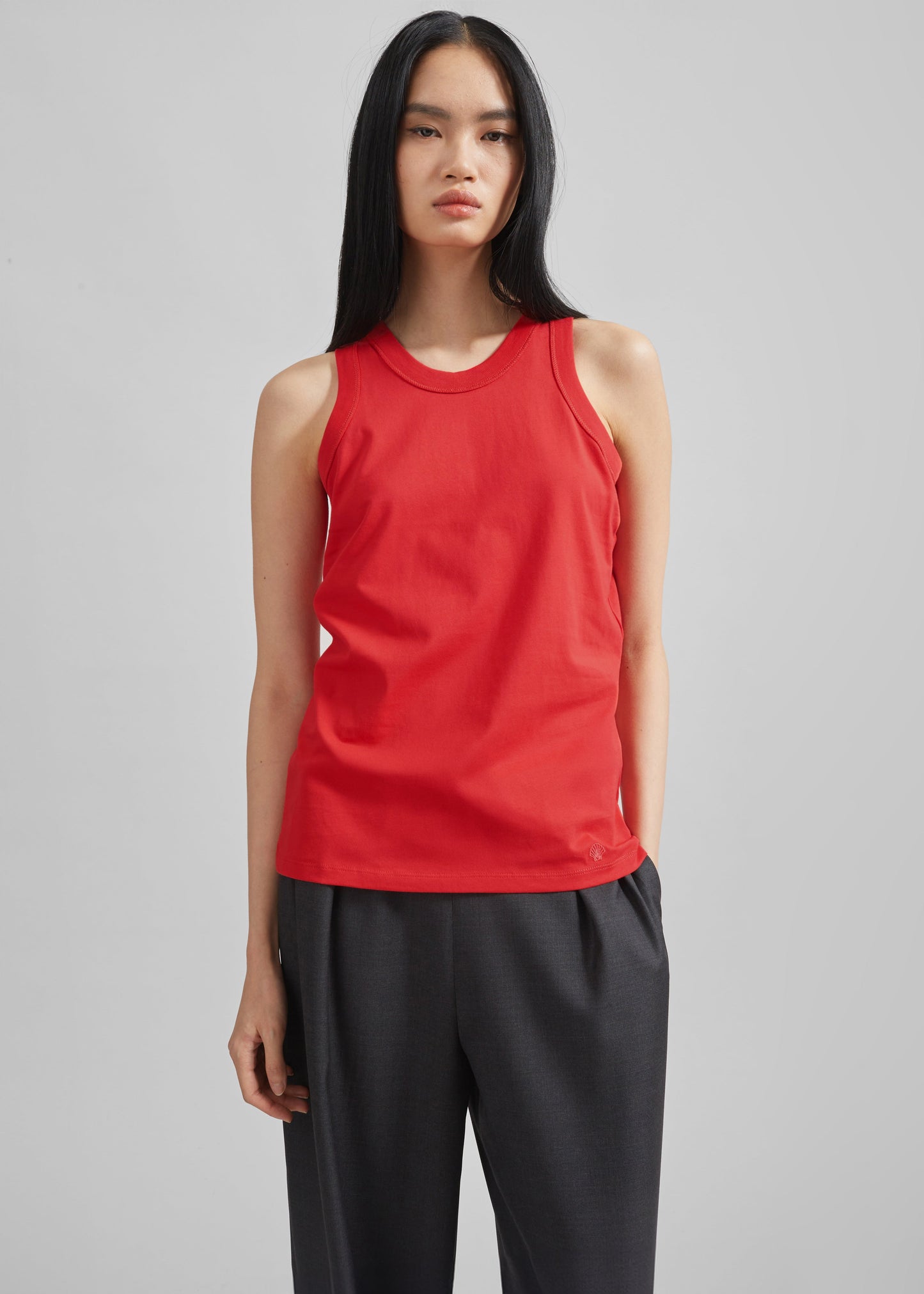 Loulou Studio Poso Tank Top - Tomato