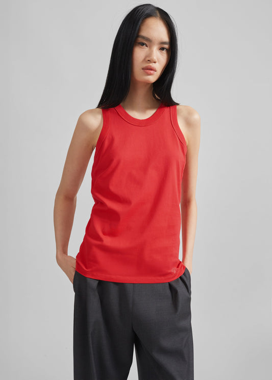 Loulou Studio Poso Tank Top - Tomato