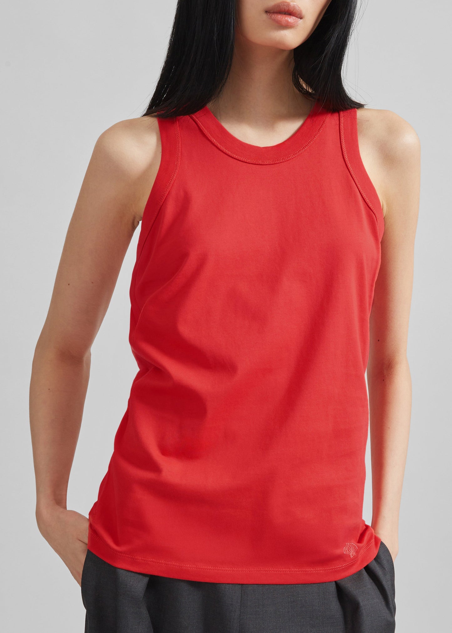 Loulou Studio Poso Tank Top - Tomato