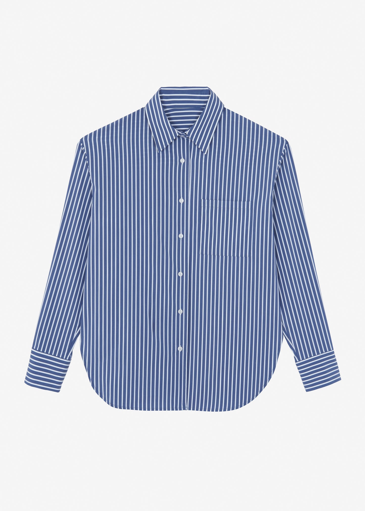 Lui Thin Stripe Shirt - Navy Stripe