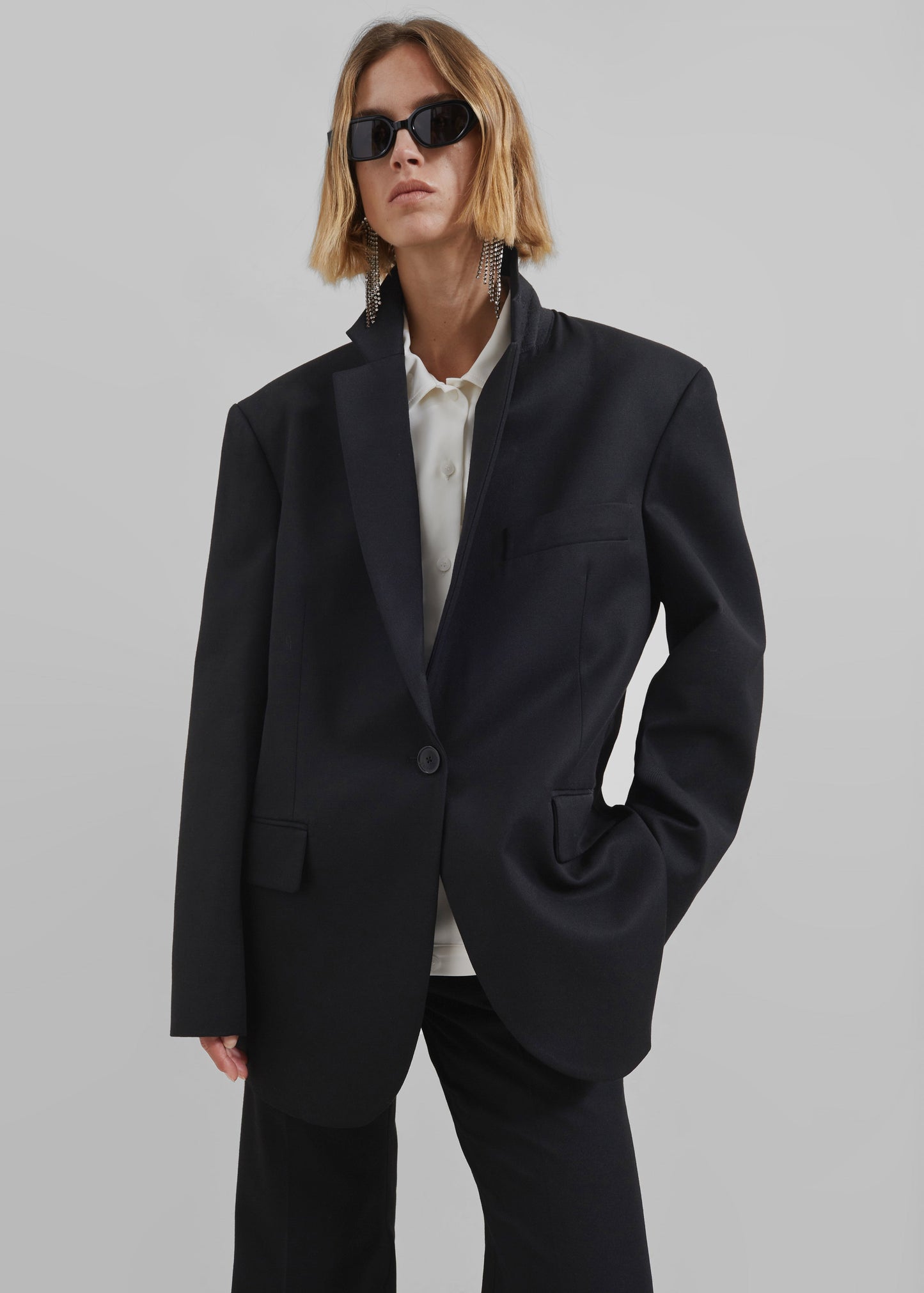 Lyra Oversized Blazer - Black