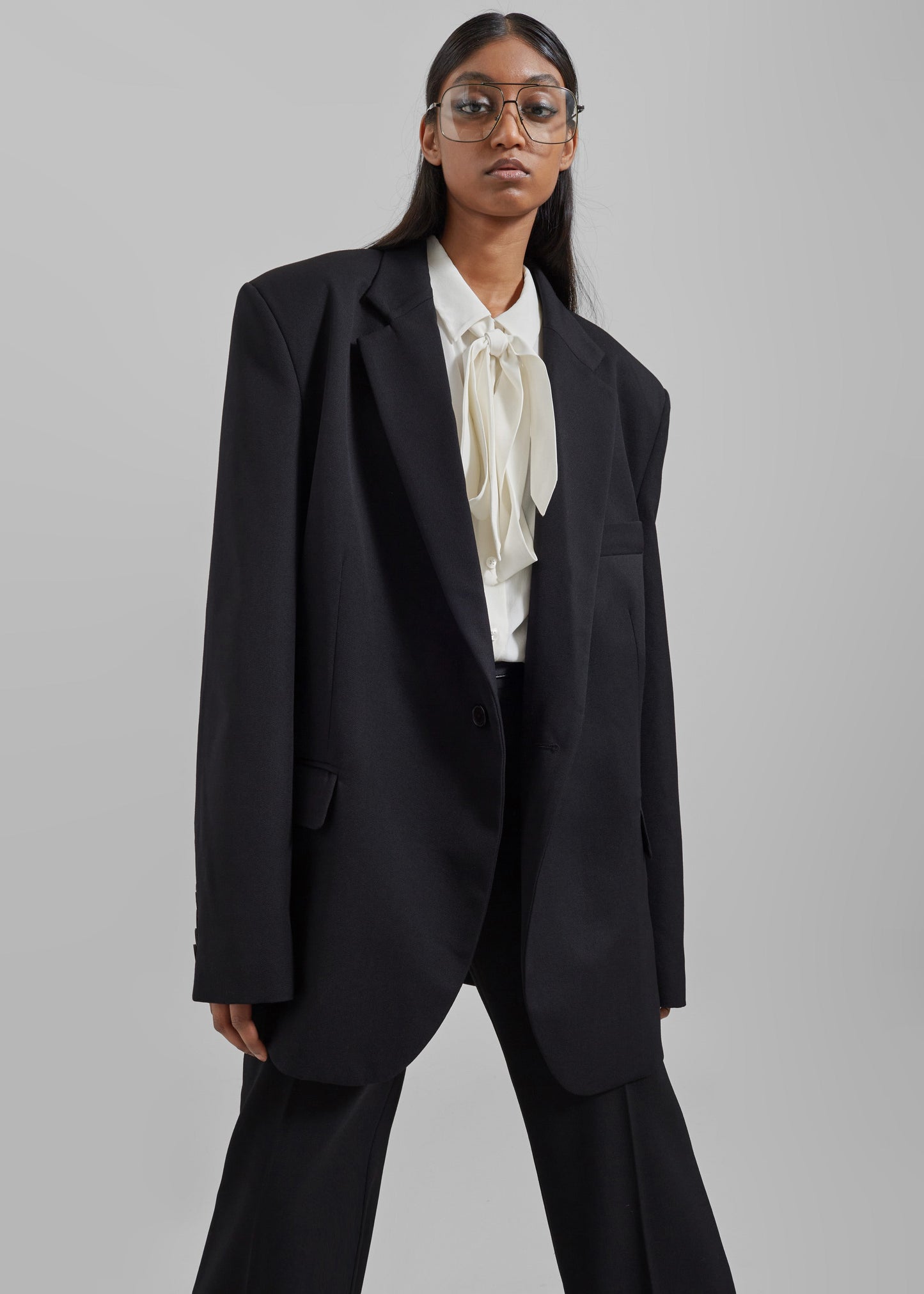 Lyra Oversized Blazer - Black