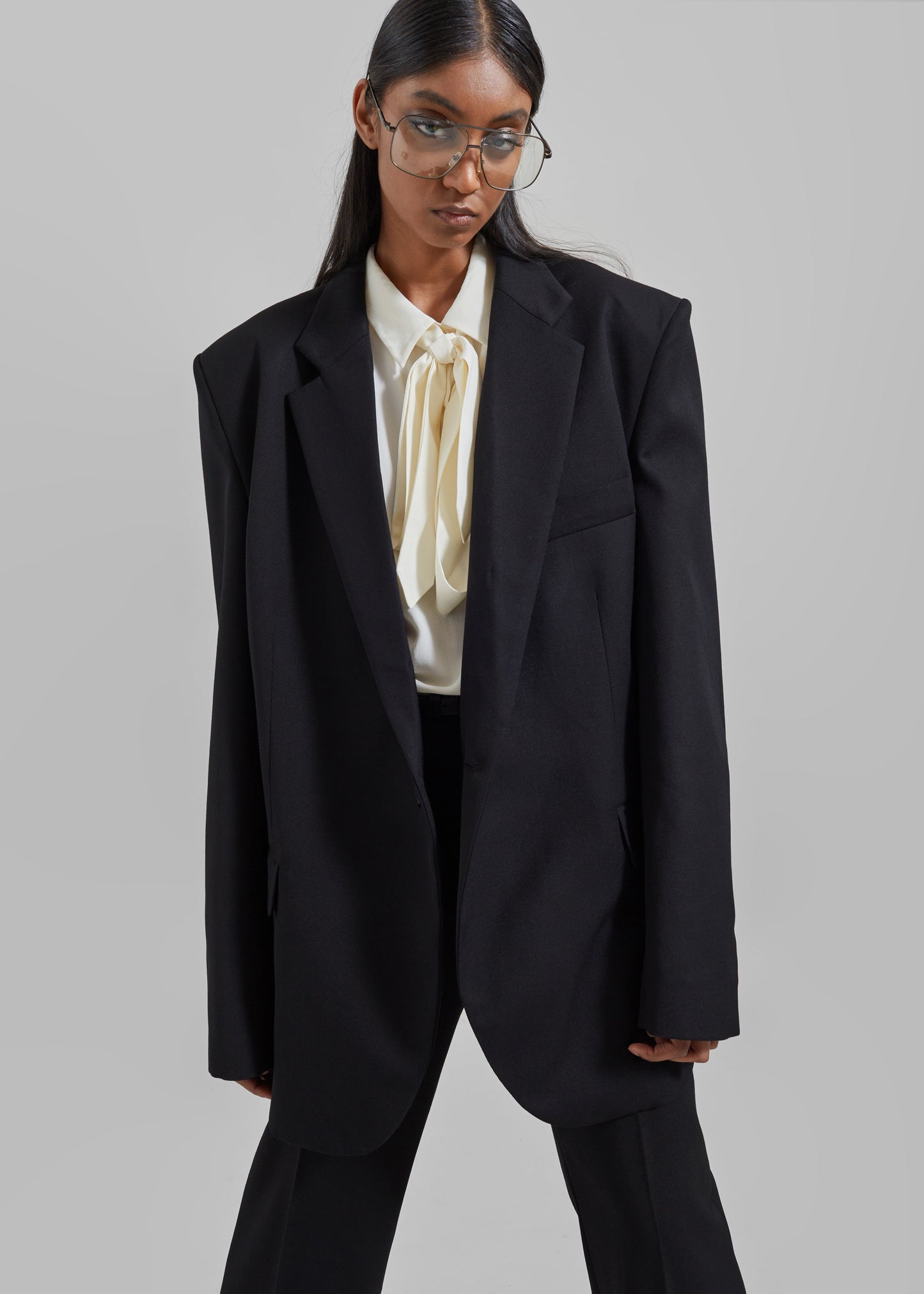 Lyra Oversized Blazer - Black