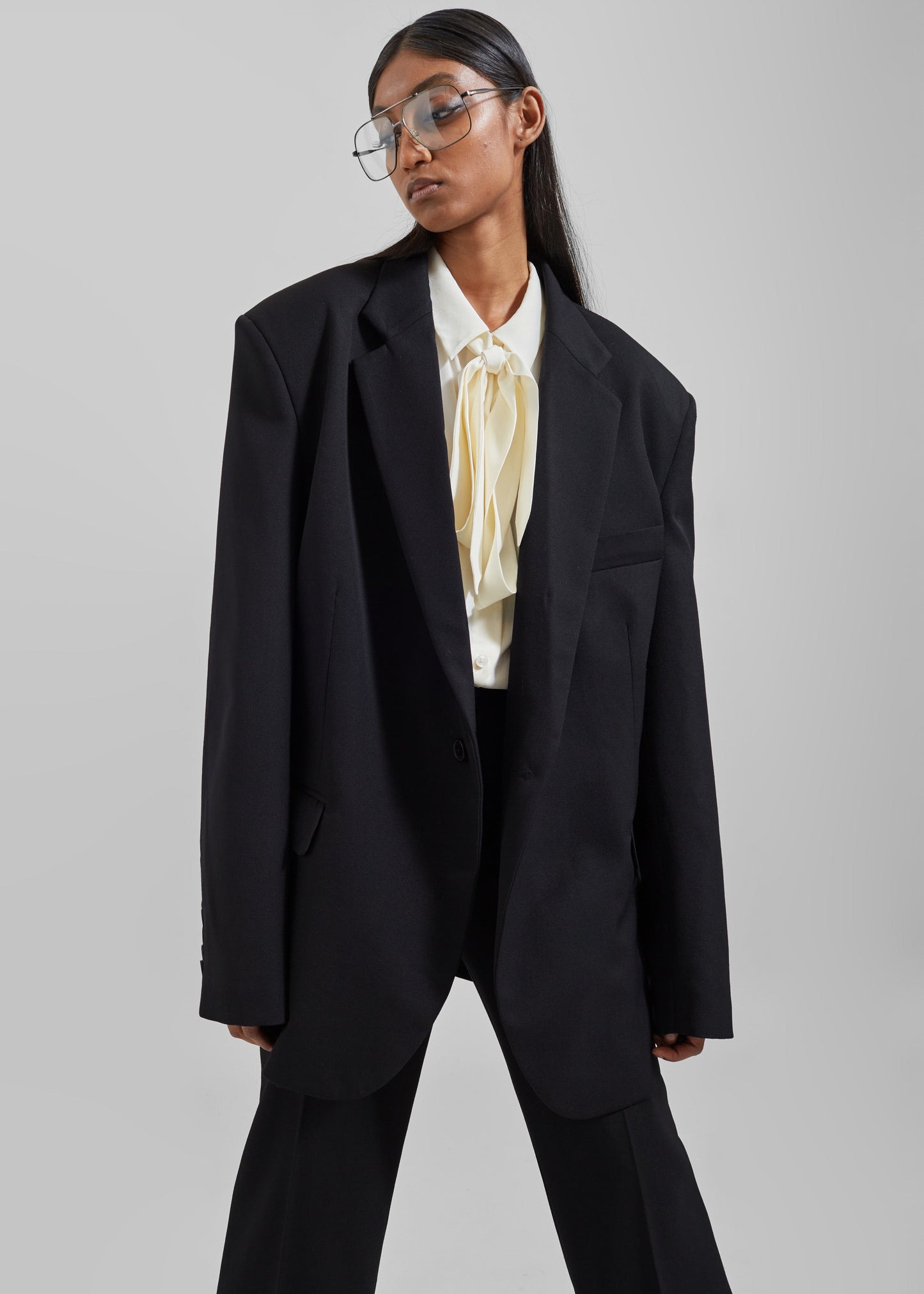 Lyra Oversized Blazer - Black