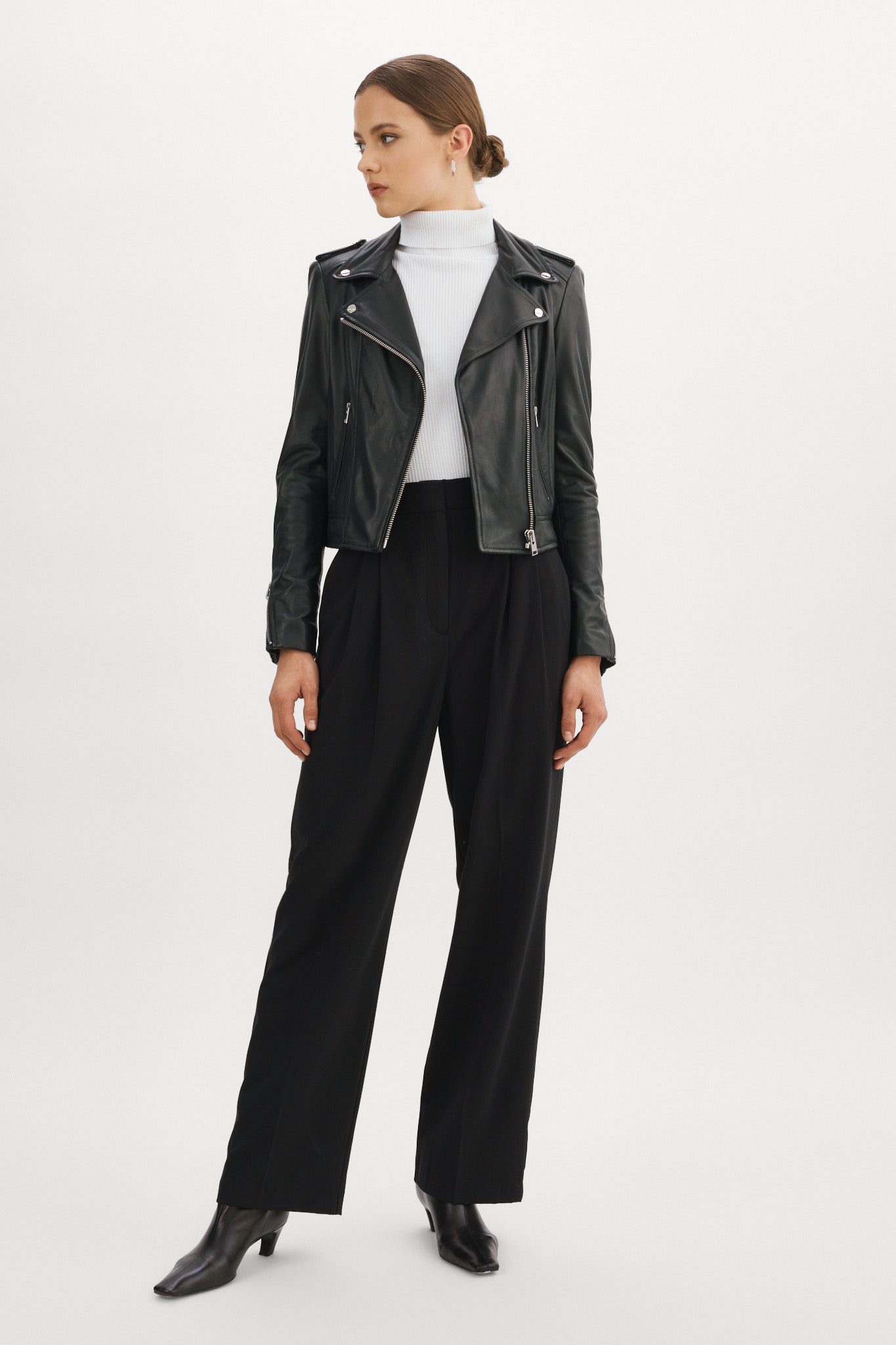 DONNA | Iconic Leather Biker Jacket