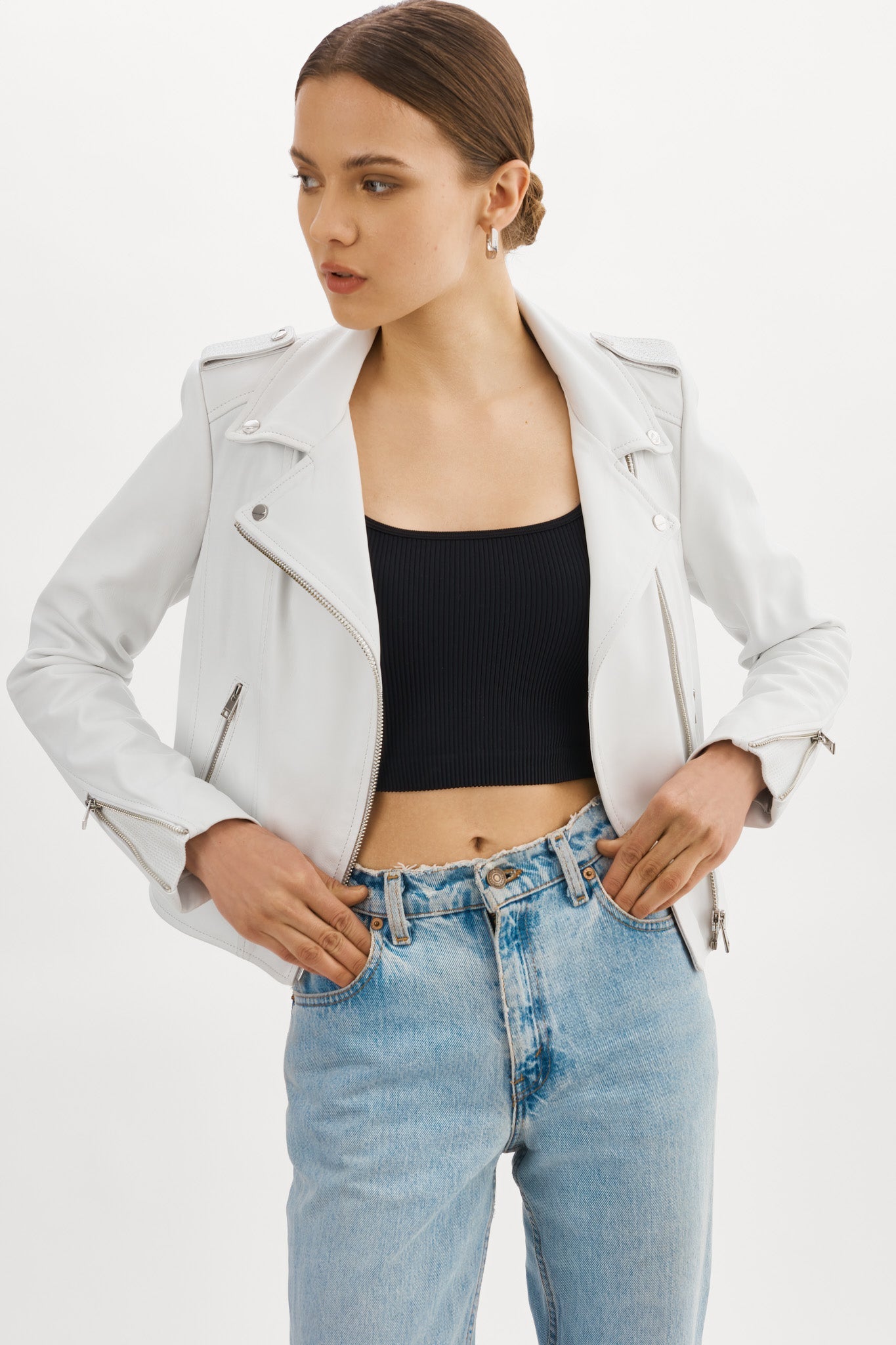 DONNA | Iconic Leather Biker Jacket