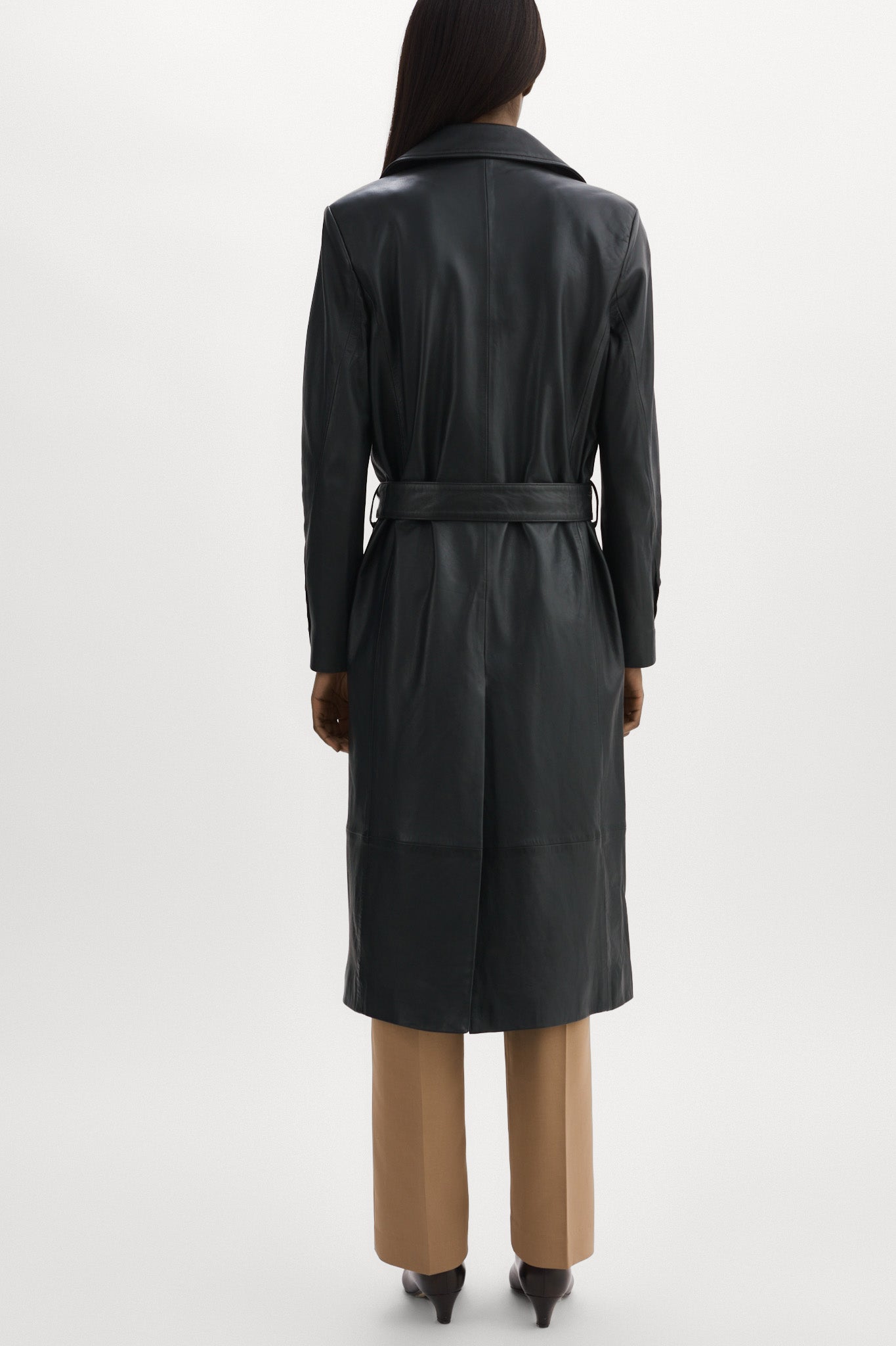 ERMA | Leather Trench Coat