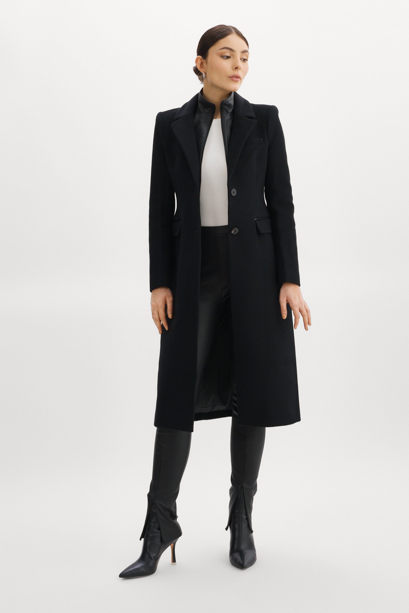 MALVA | Hourglass Wool Coat