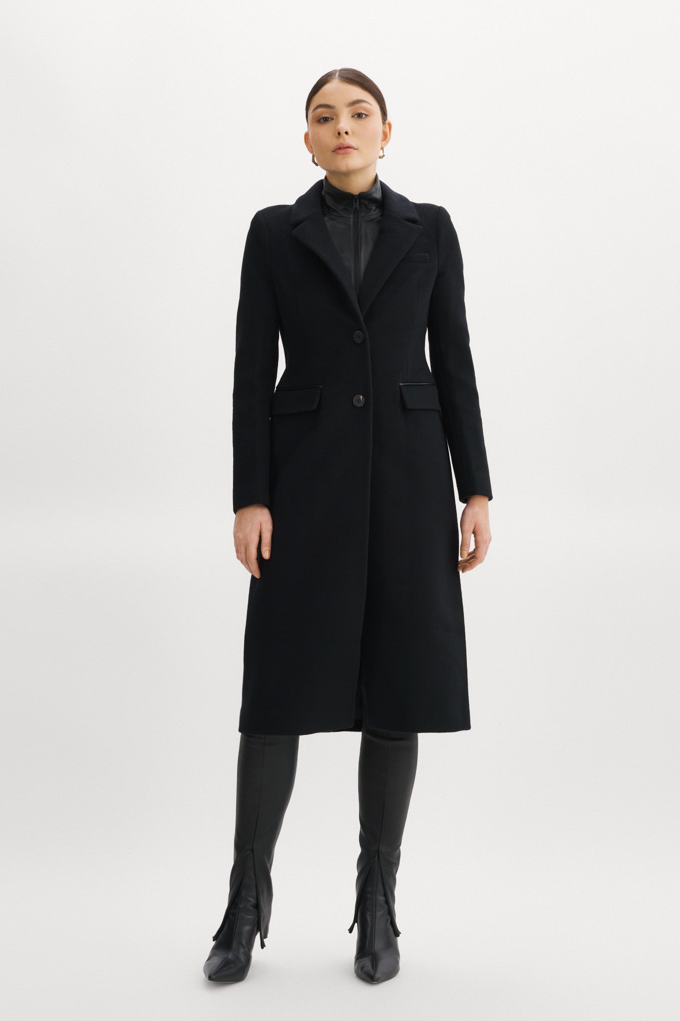 MALVA | Hourglass Wool Coat