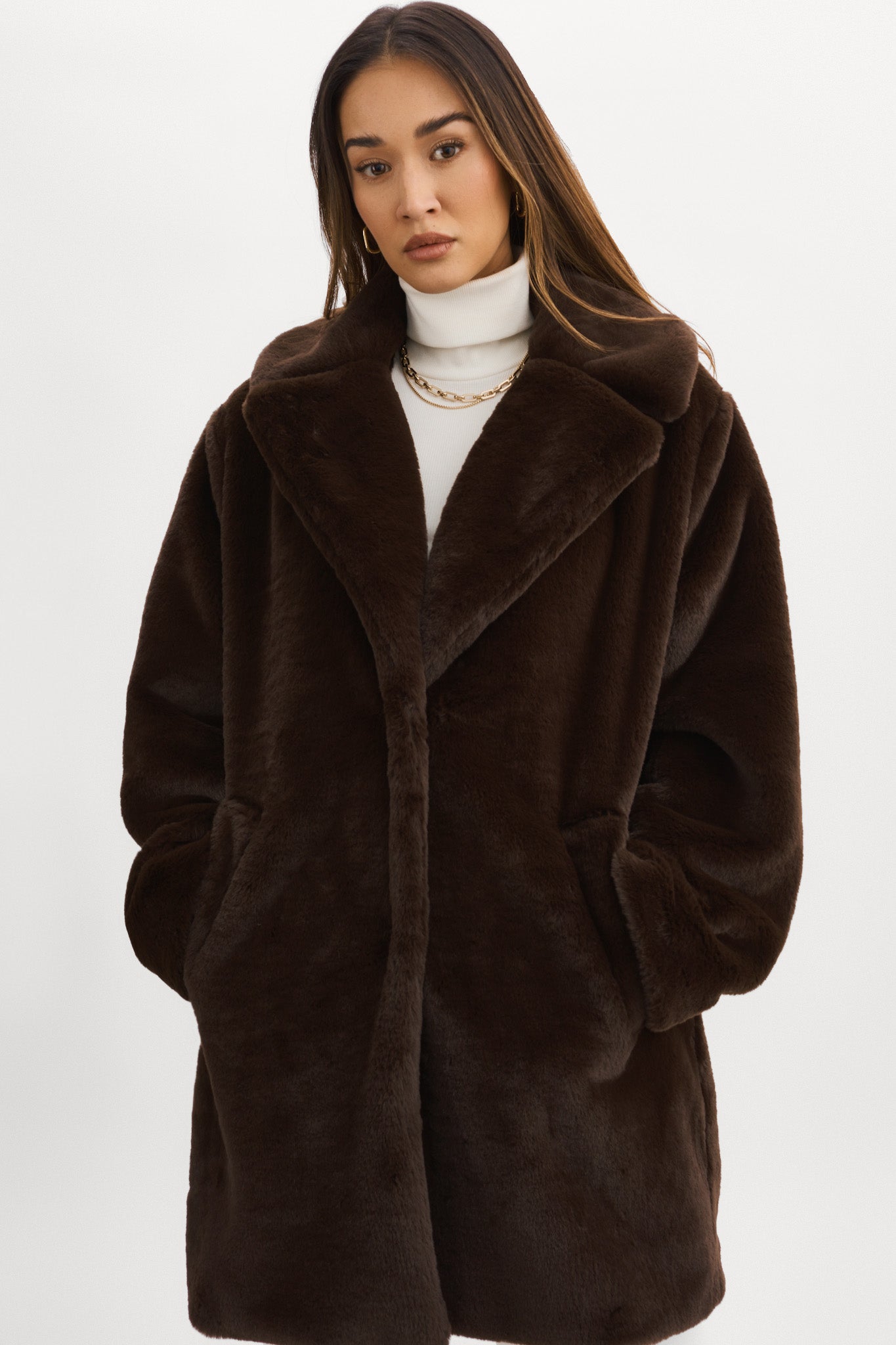 LINNEA | Faux Fur Coat