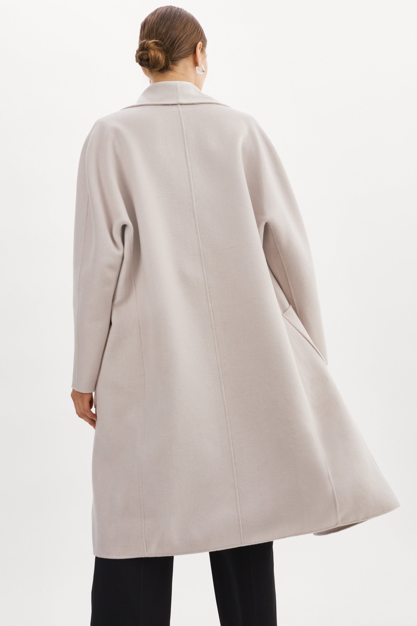 THARA | Shawl Collar Wool Coat