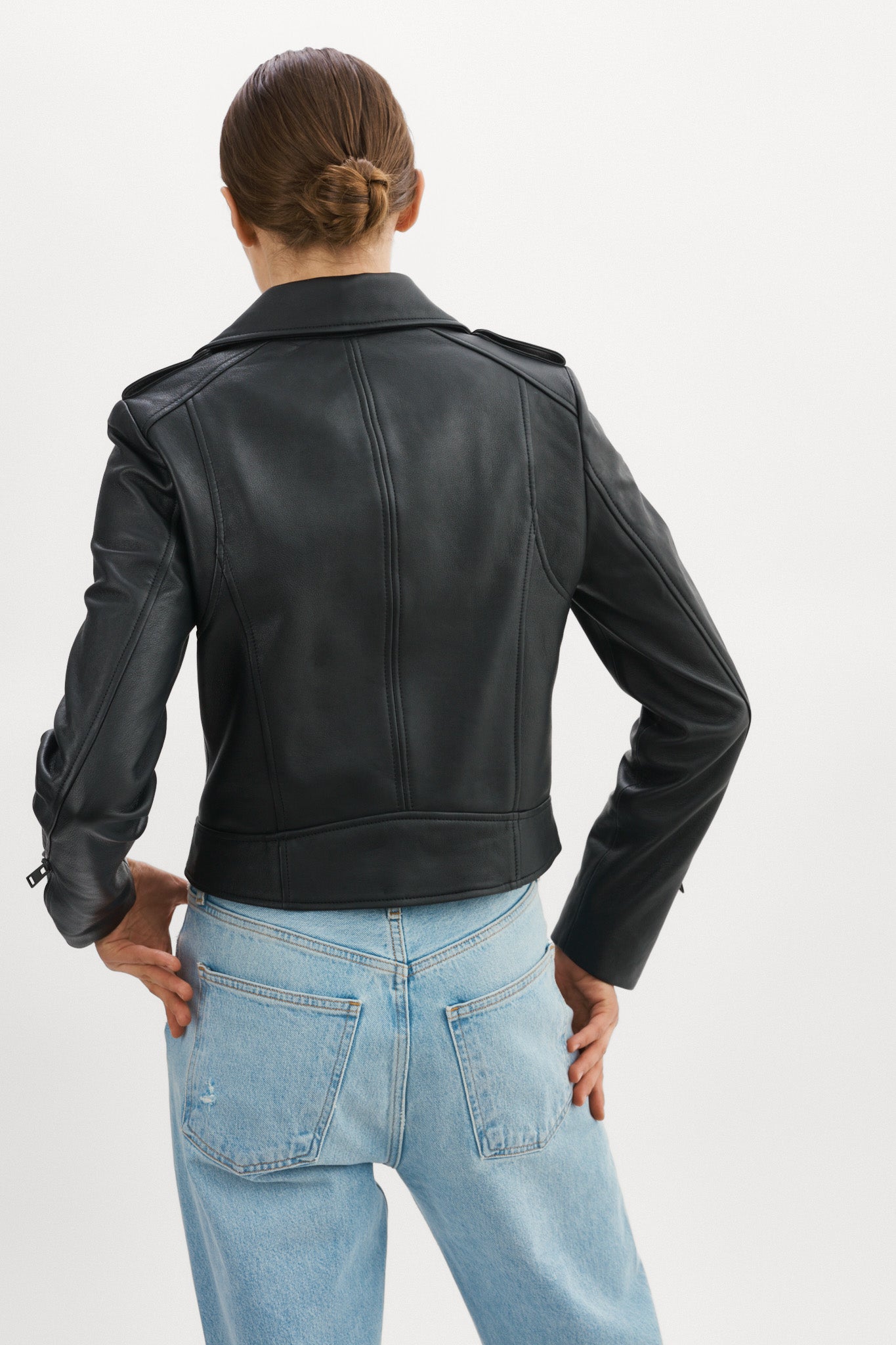 DONNA | Iconic Leather Biker Jacket