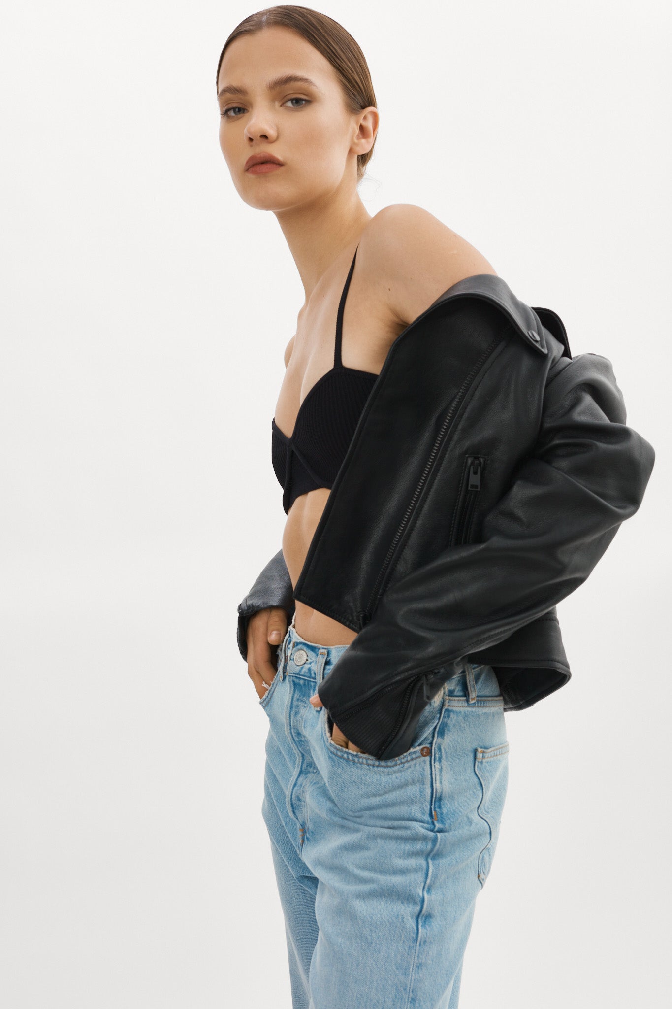 DONNA | Iconic Leather Biker Jacket