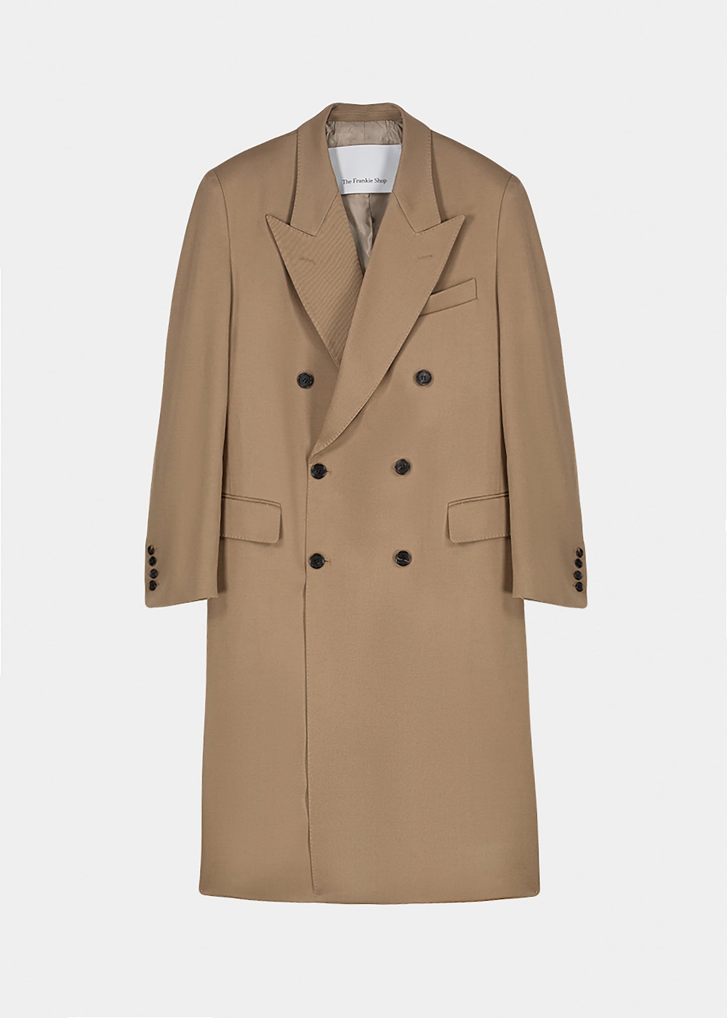 London Double Breasted Coat - Taupe