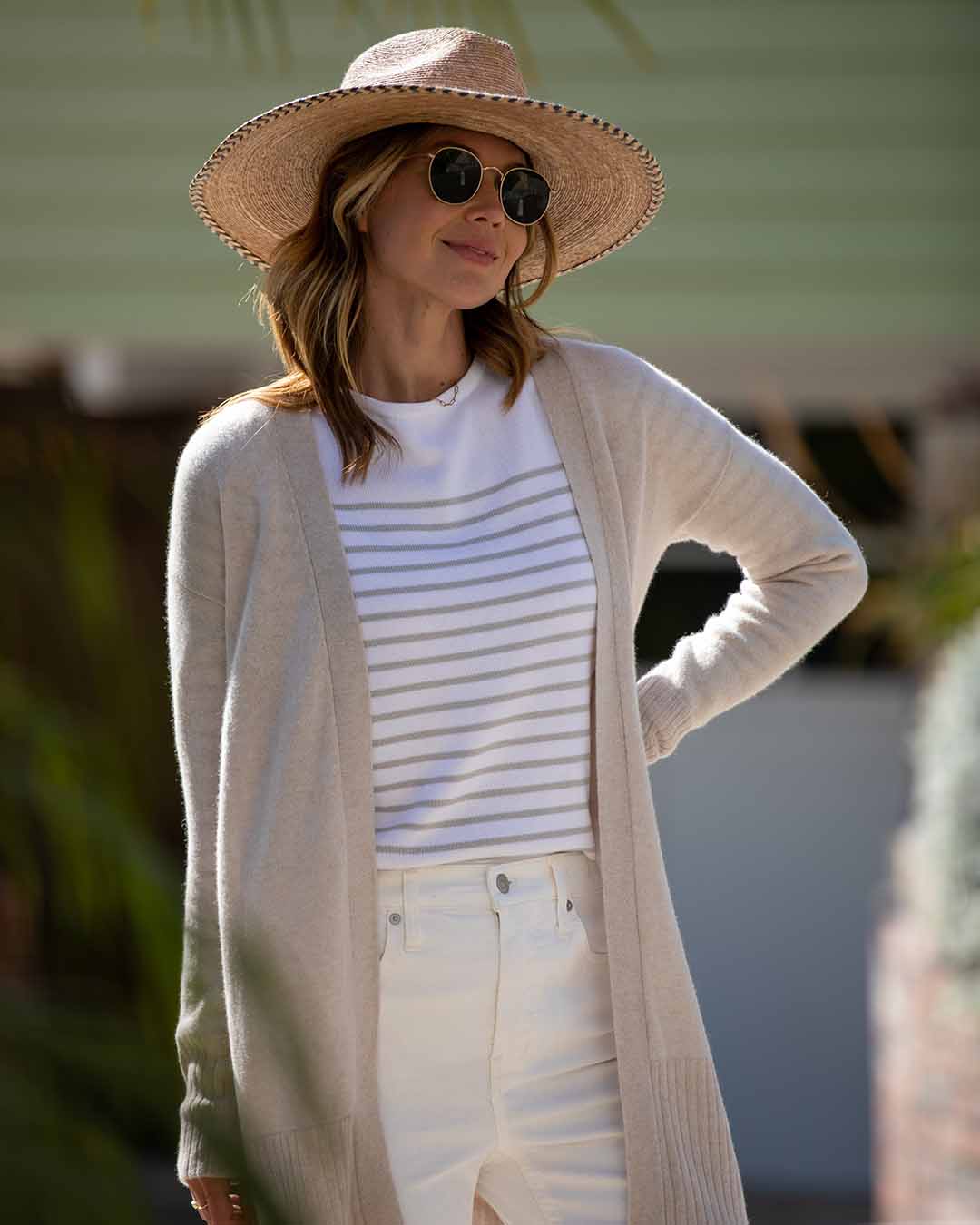 Long Cashmere Cardigan