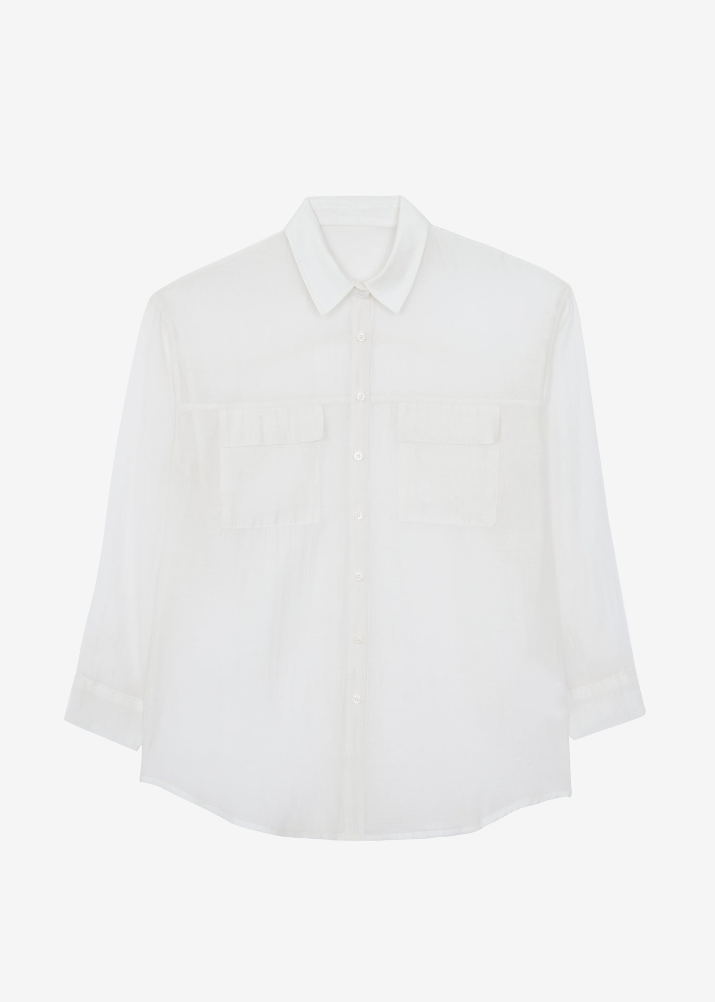 Madeline Sheer Shirt - Off White