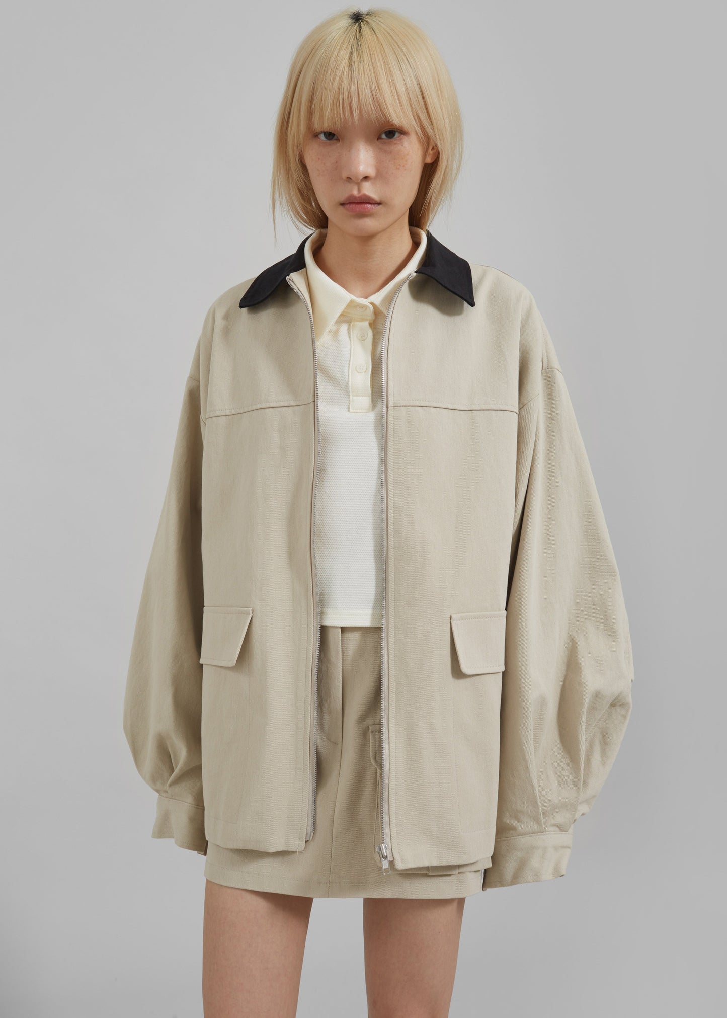 Malia Utility Jacket - Beige