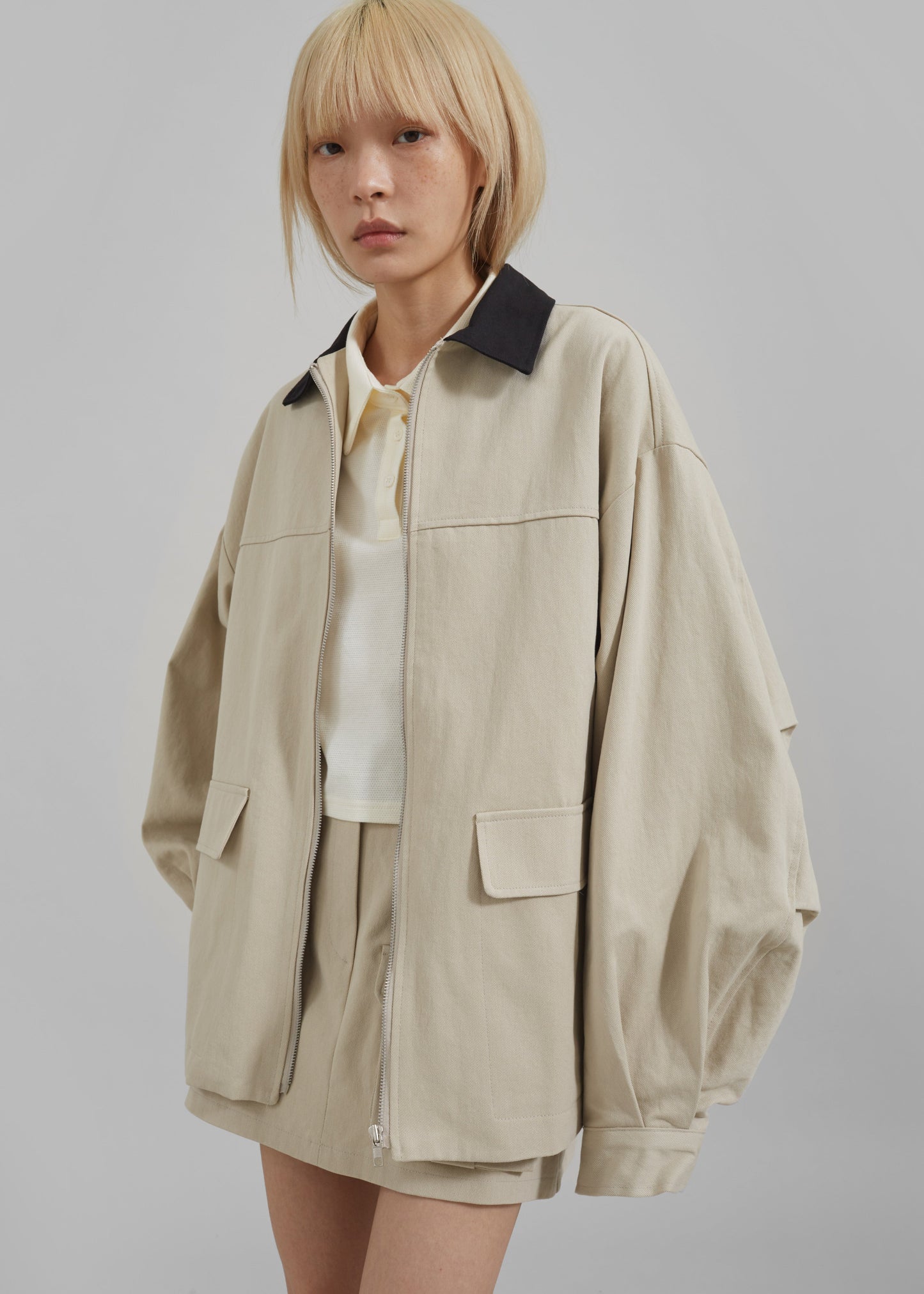 Malia Utility Jacket - Beige