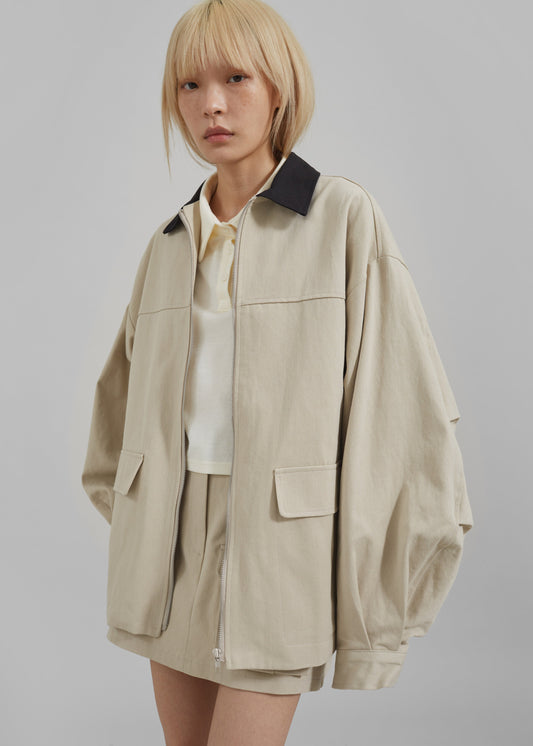 Malia Utility Jacket - Beige