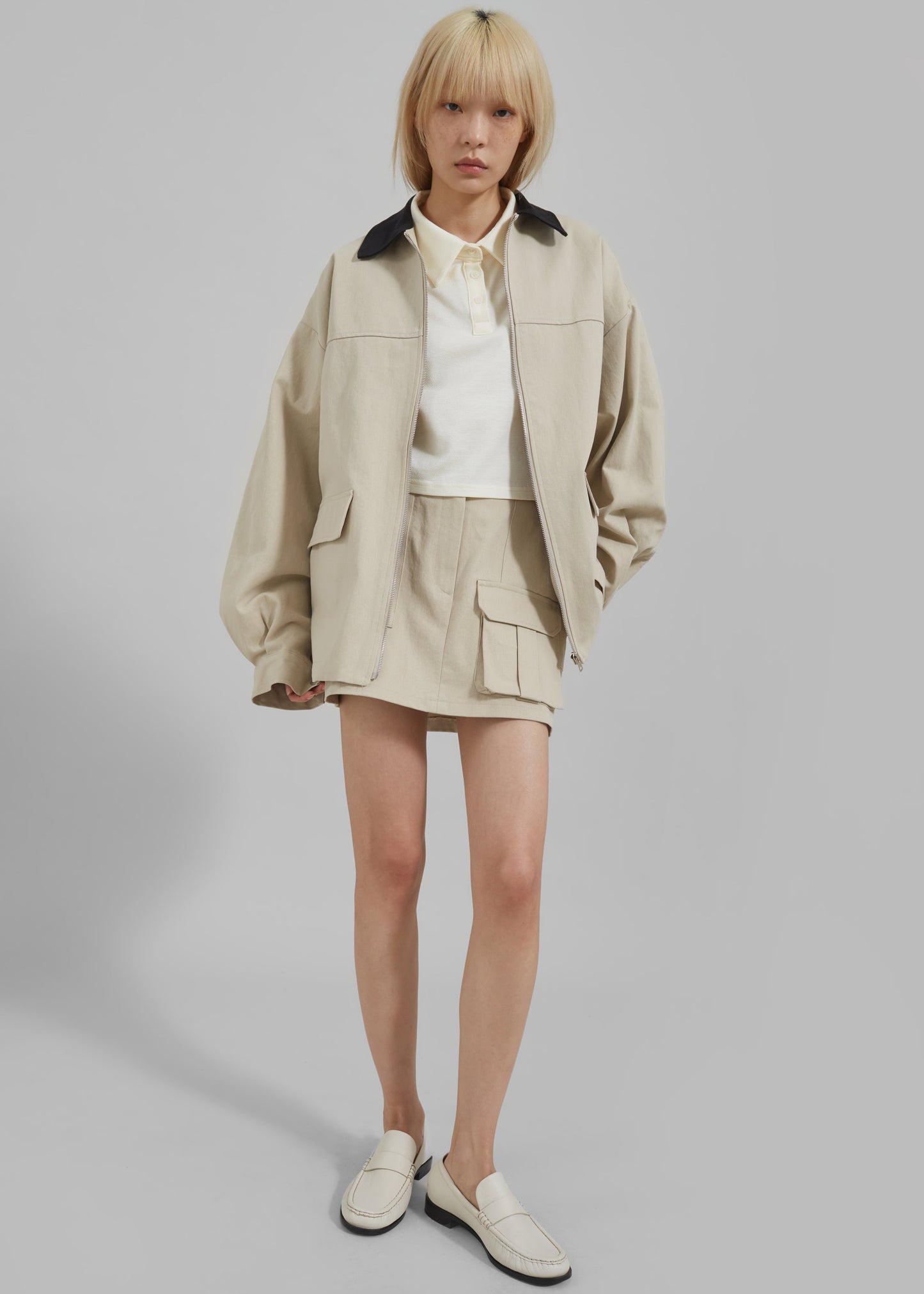 Malia Utility Jacket - Beige