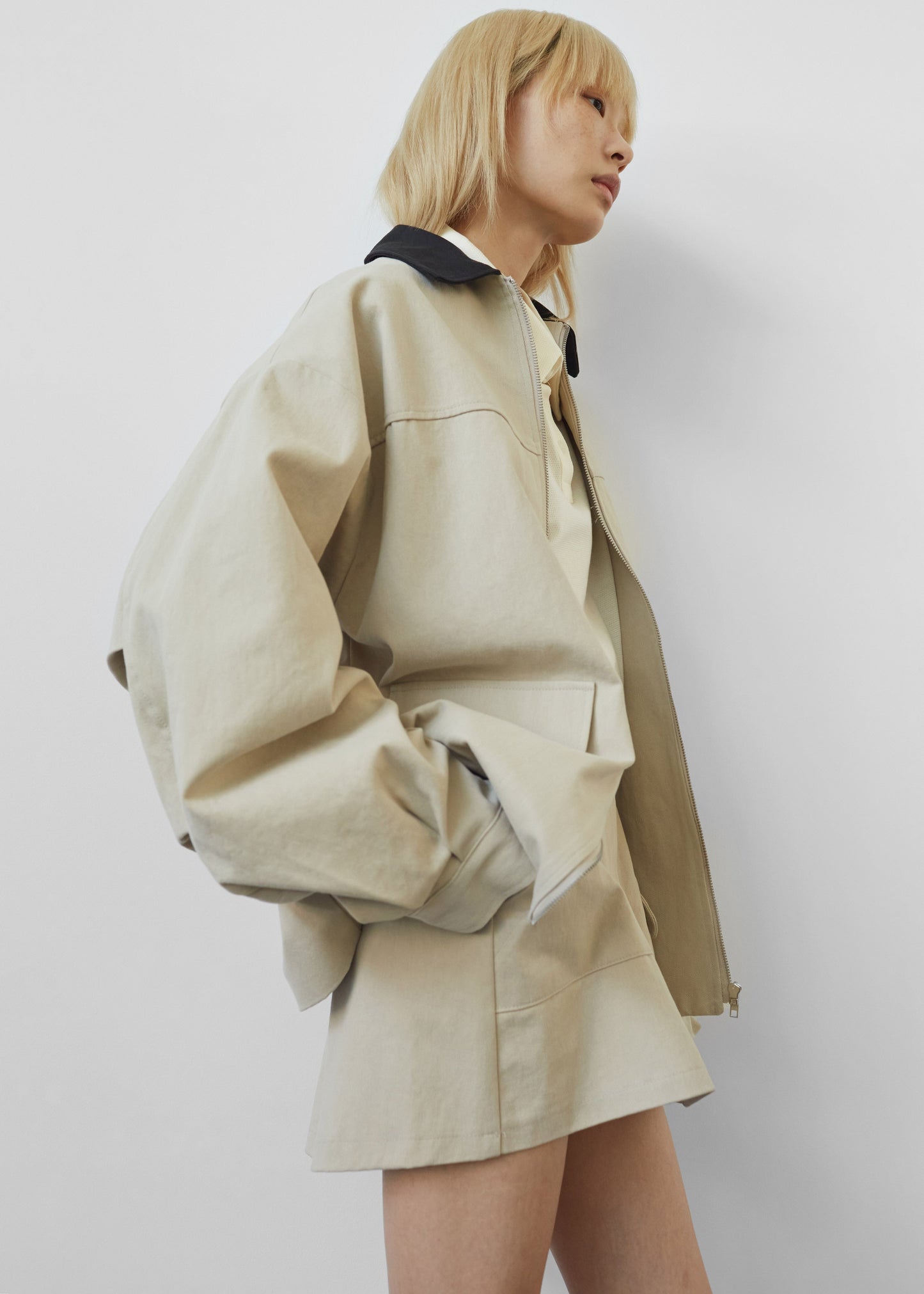 Malia Utility Jacket - Beige