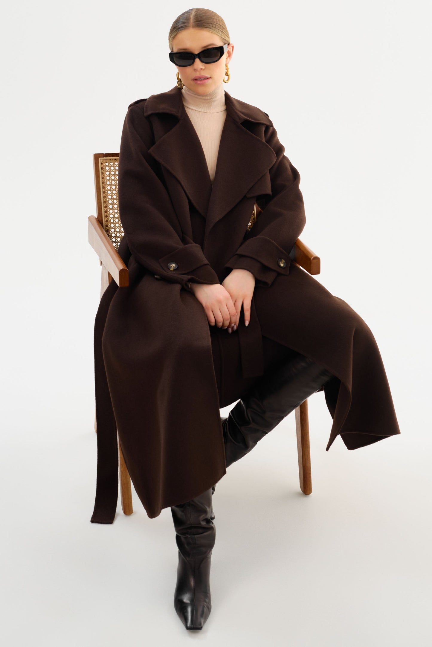 MARGARET | Wool Trench Coat