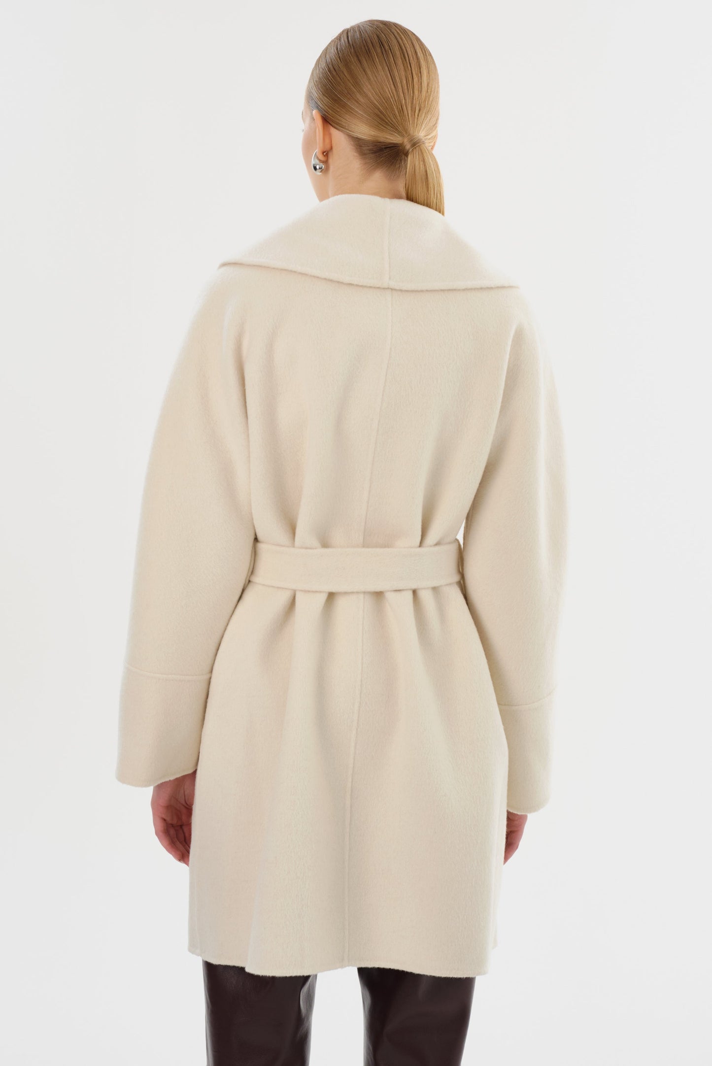 MARIE | Shawl Collar Wool Coat