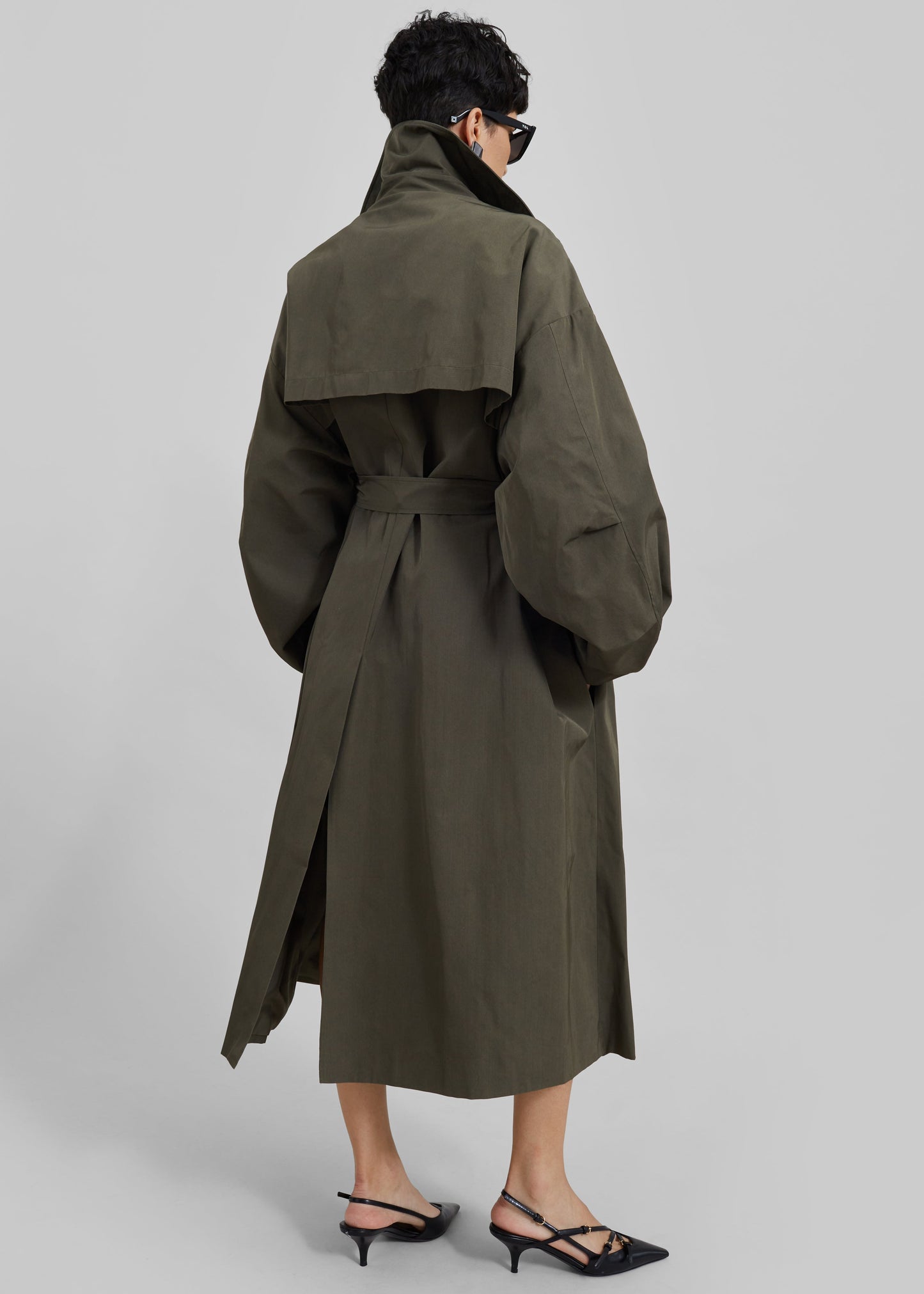 Mavis Oversized Trench - Khaki