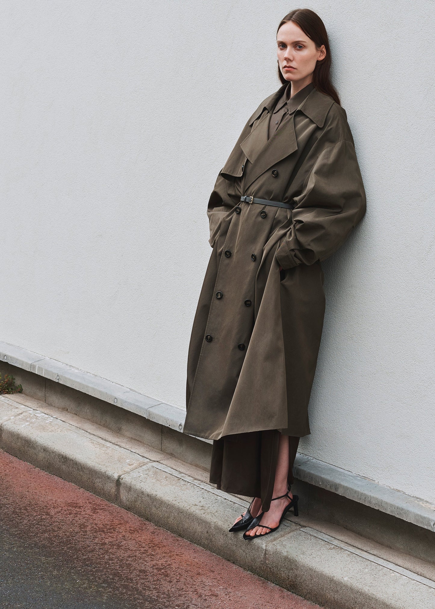 Mavis Oversized Trench - Khaki