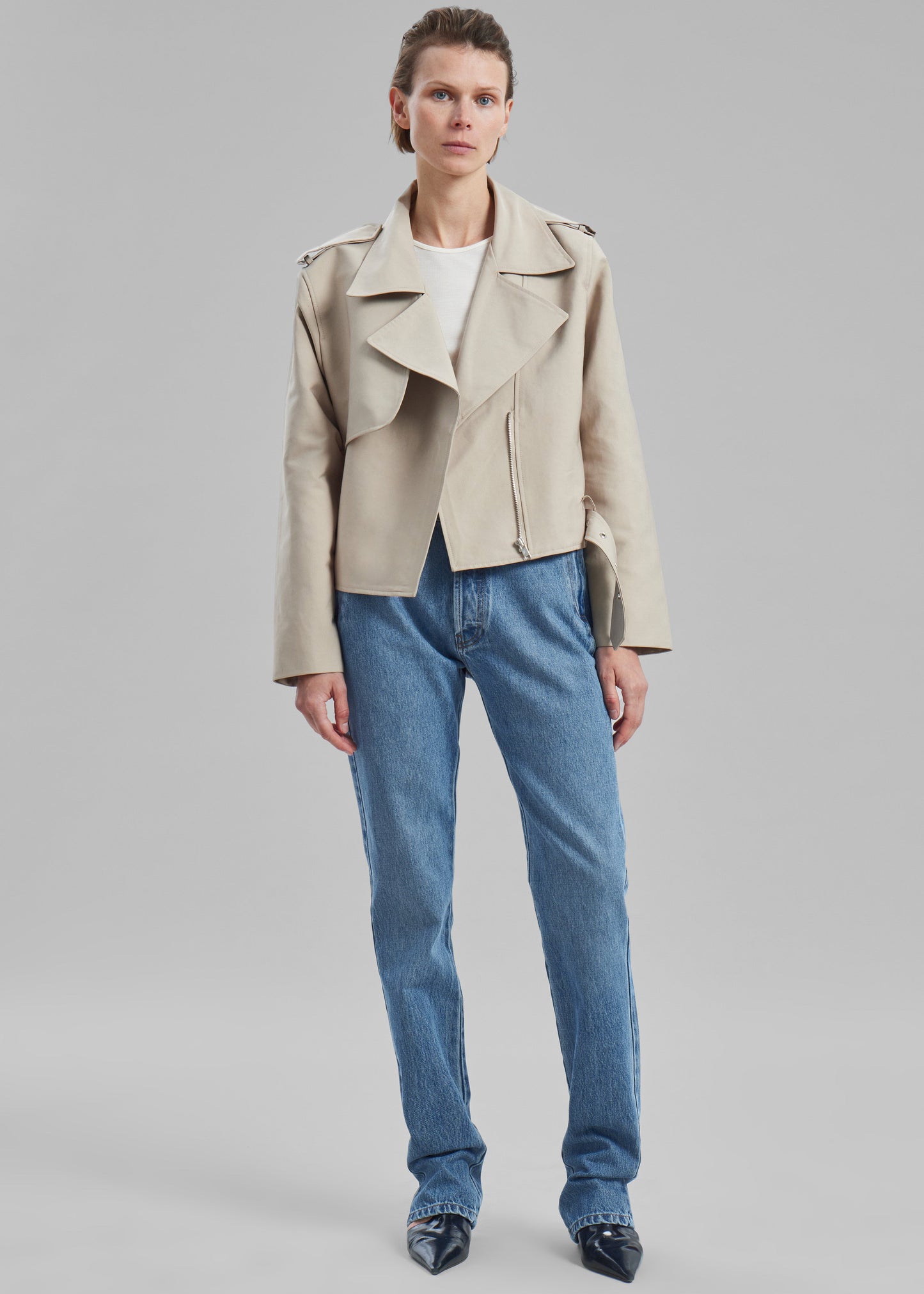 Max Short Trench - Beige