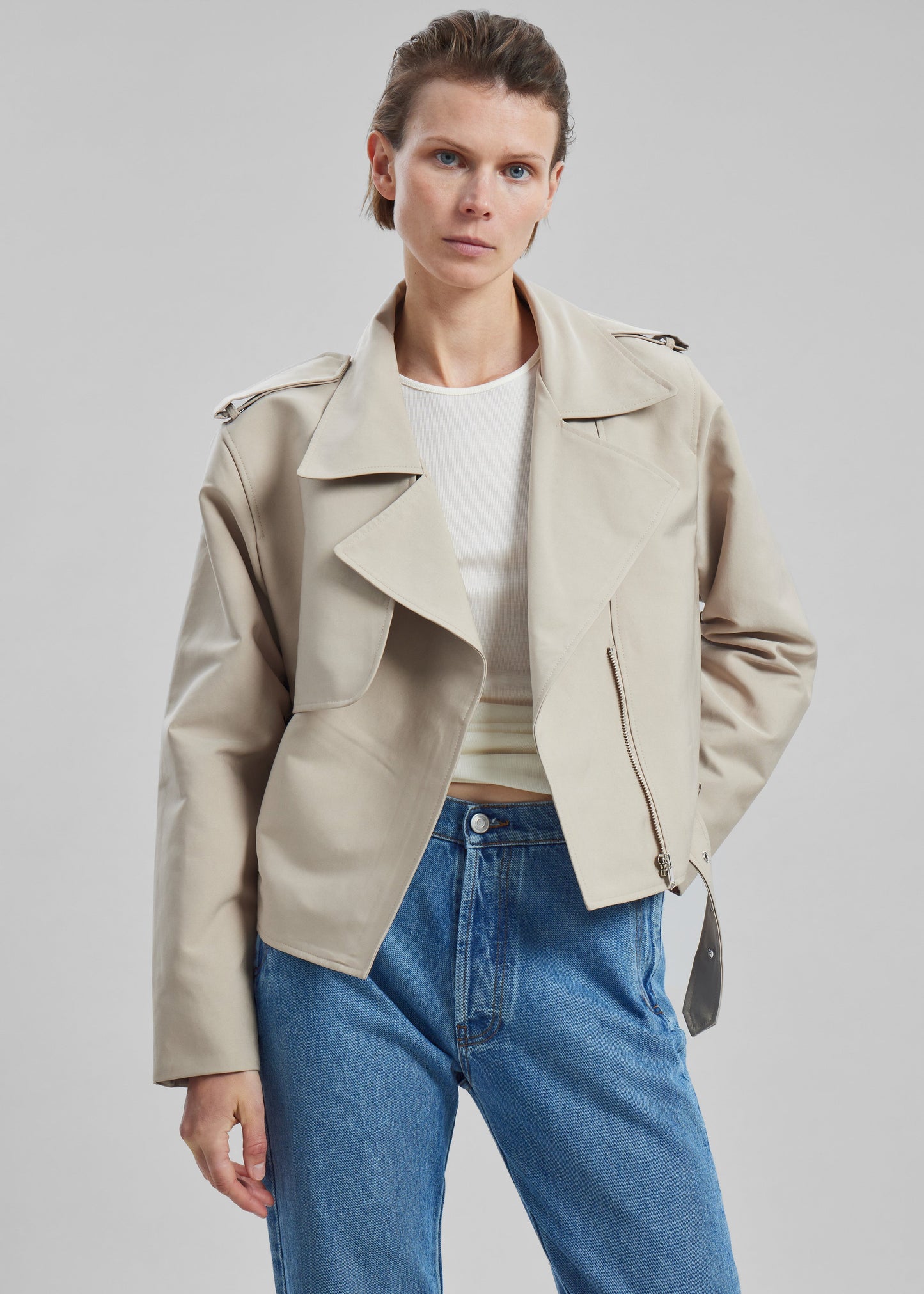 Max Short Trench - Beige