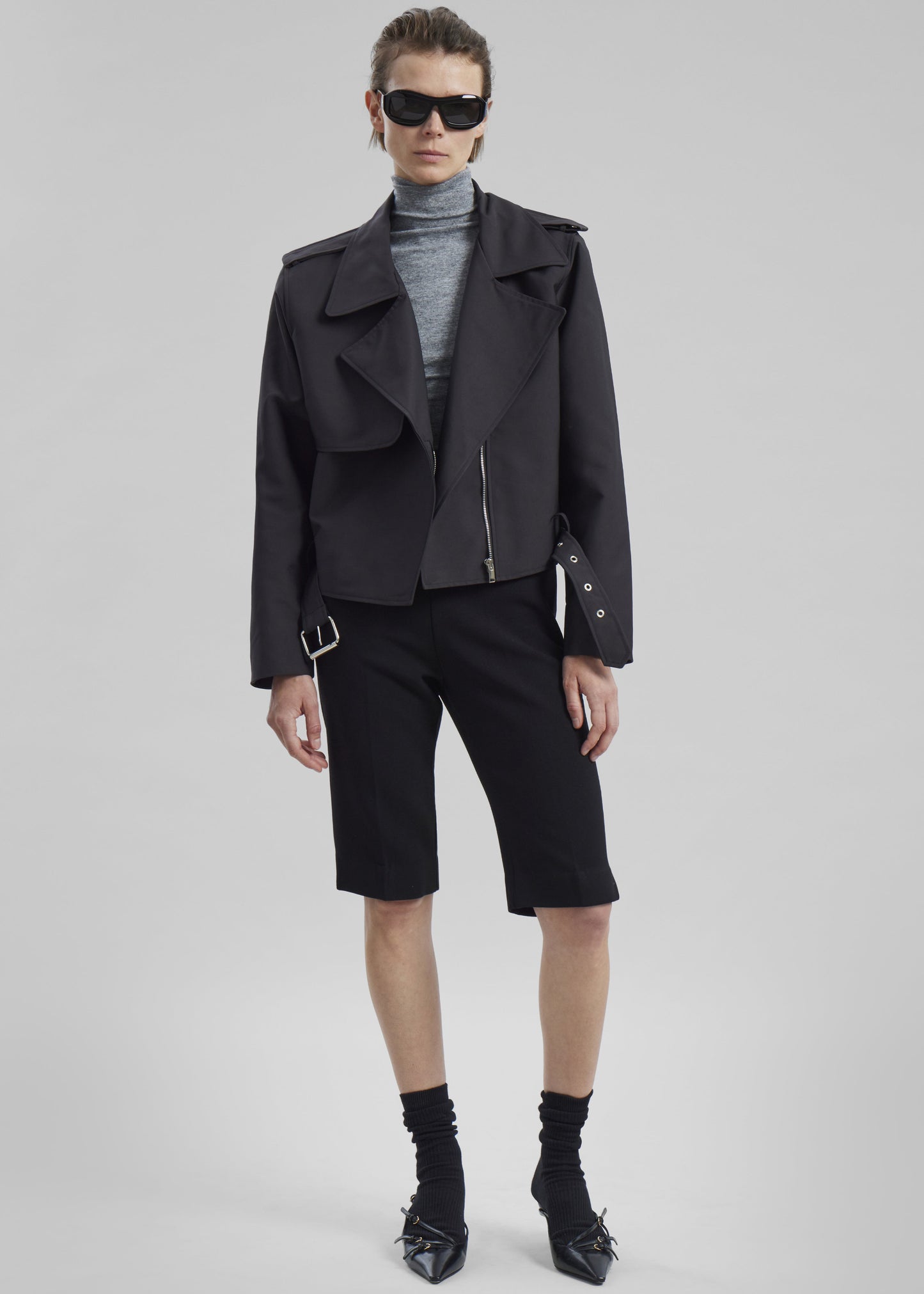 Max Short Trench - Black