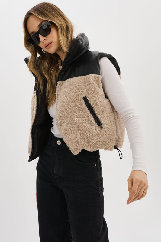 MELICIA | Reversible Puffer Vest