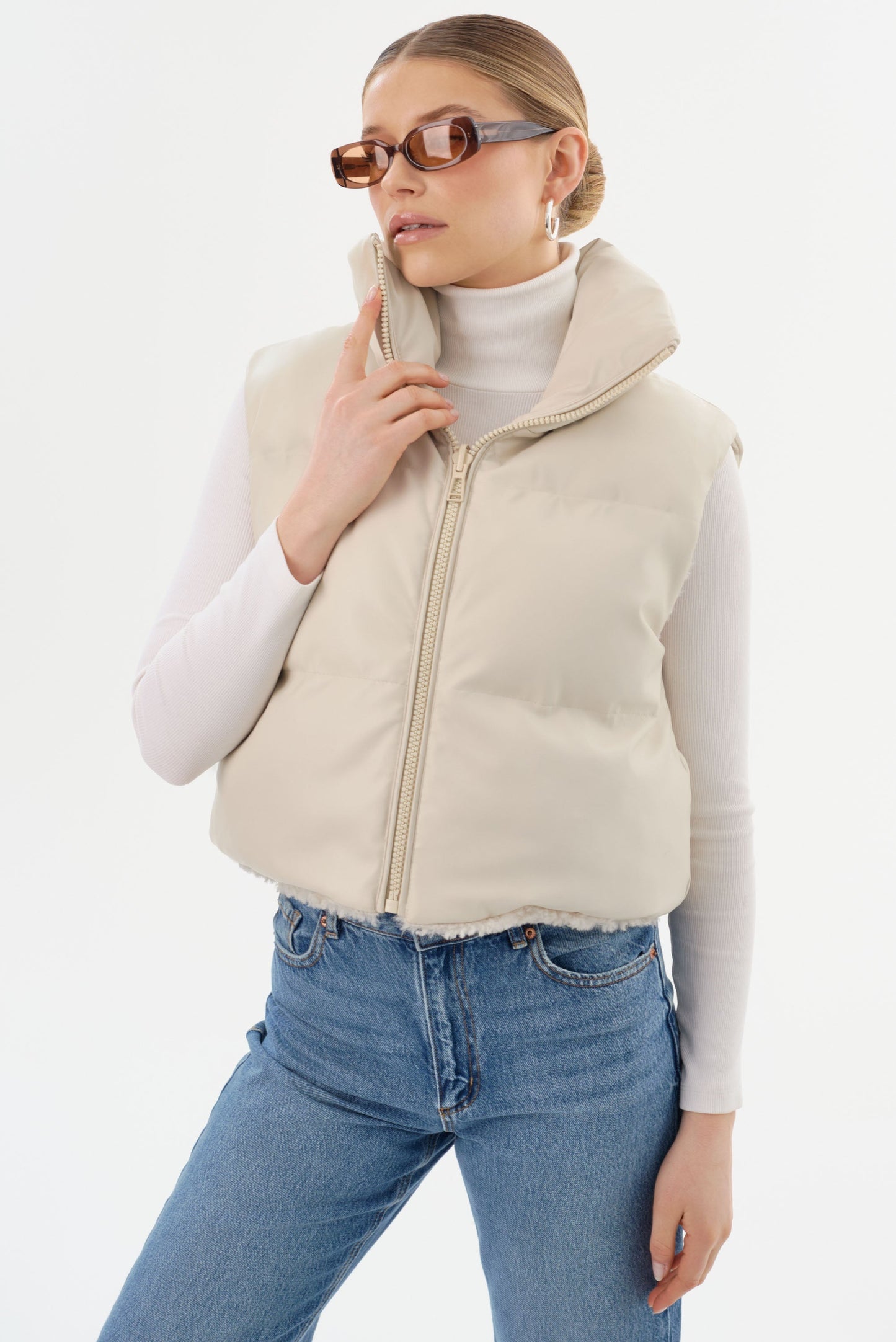 MELICIA | Reversible Puffer Vest