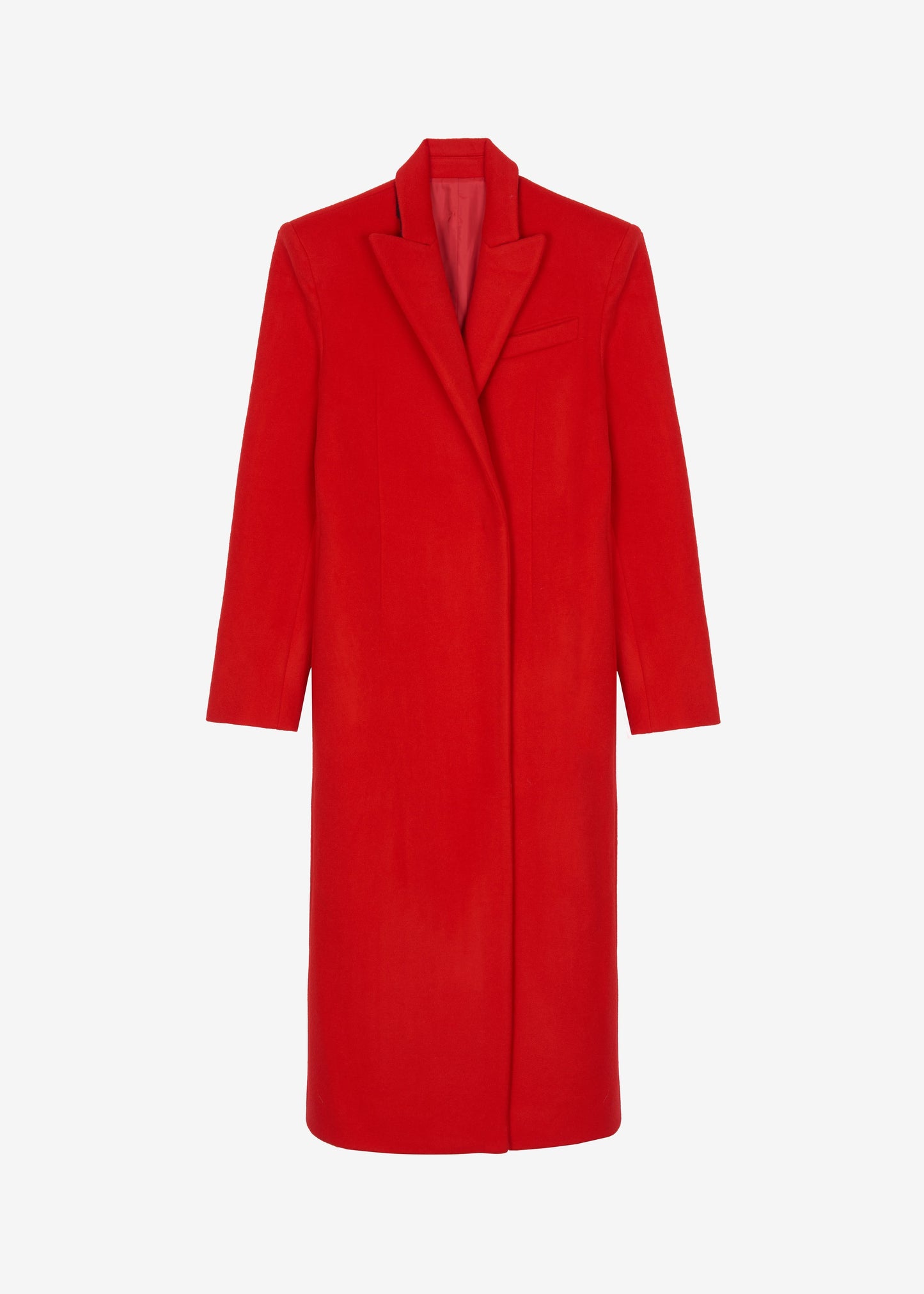 Melva Long Coat - Red